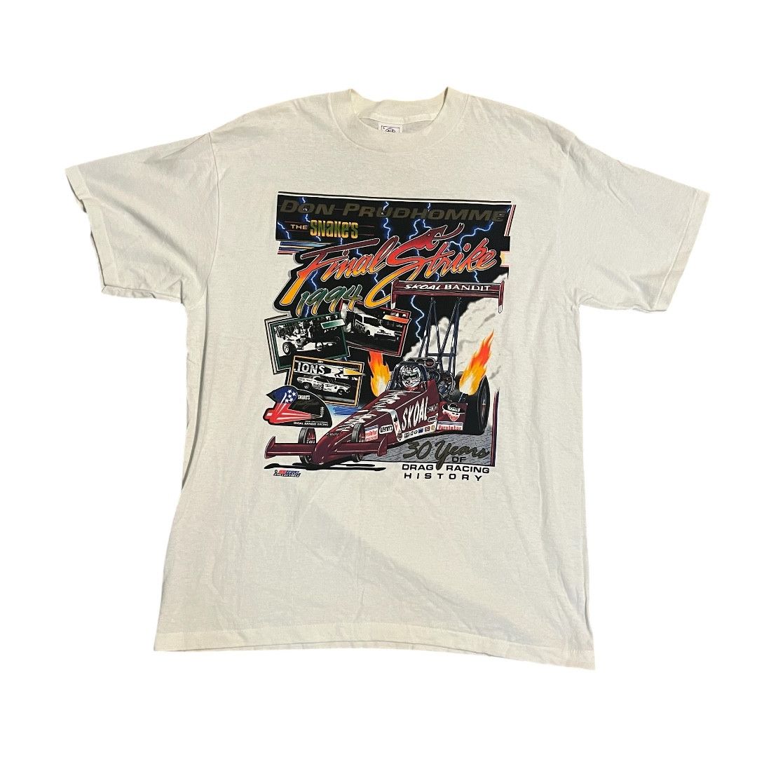 NASCAR × Vintage VINTAGE 1994 Don Prudhomme The Snake's Final Strike T Shirt Size US L / EU 52-54 / 3 - 1 Thumbnail