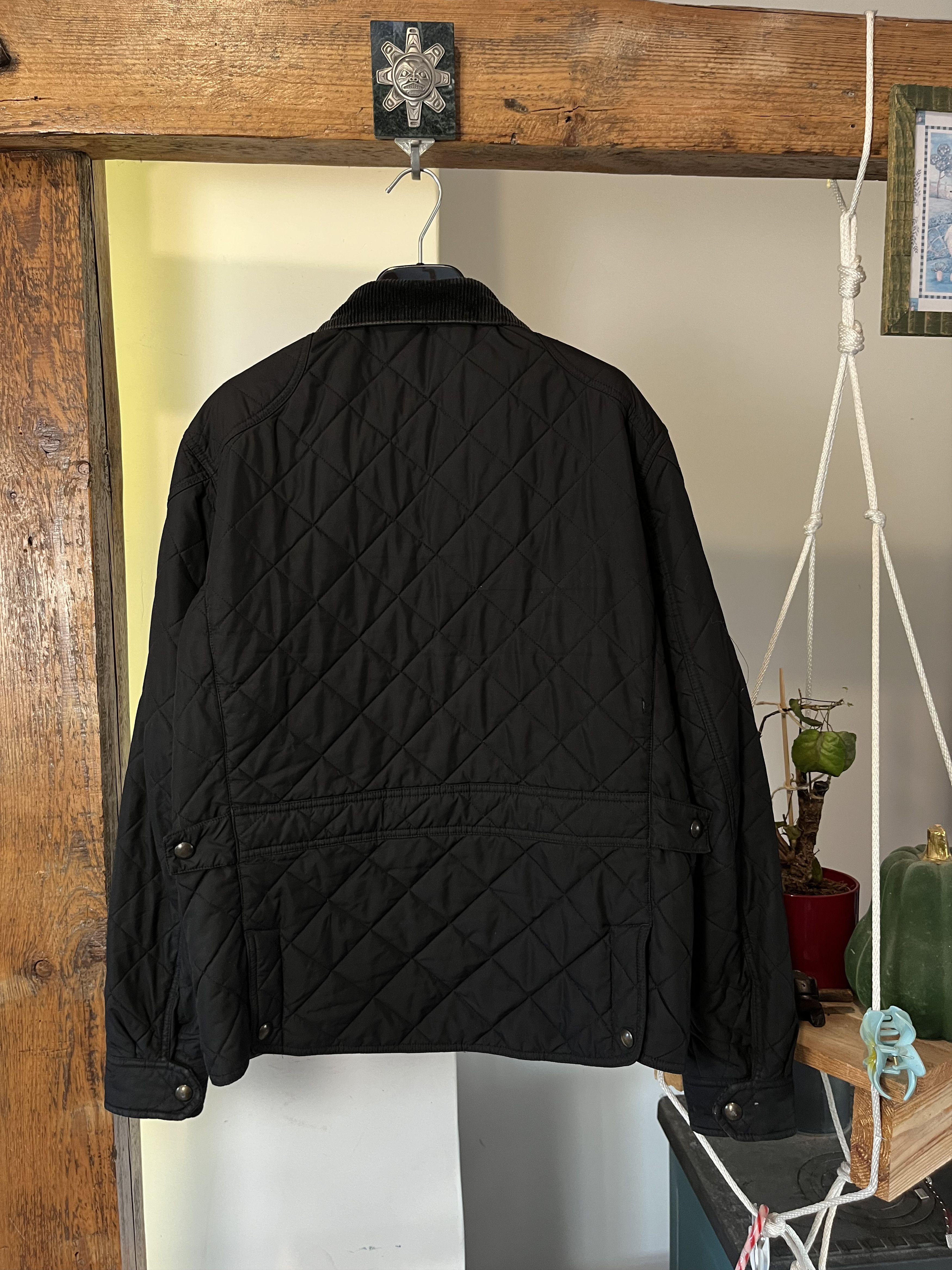Polo Ralph Lauren × Ralph Lauren × Vintage Vintage Polo Ralph Lauren Black Quilted Jacket Old Money Size US M / EU 48-50 / 2 - 2 Thumbnail