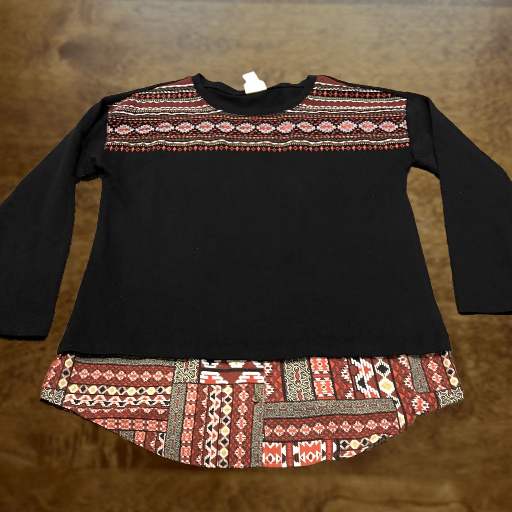 Vintage ruby rd. Womens blouse Shirt Long Sleeve Cotton Blend Black S Size S / US 4 / IT 40 - 1 Thumbnail
