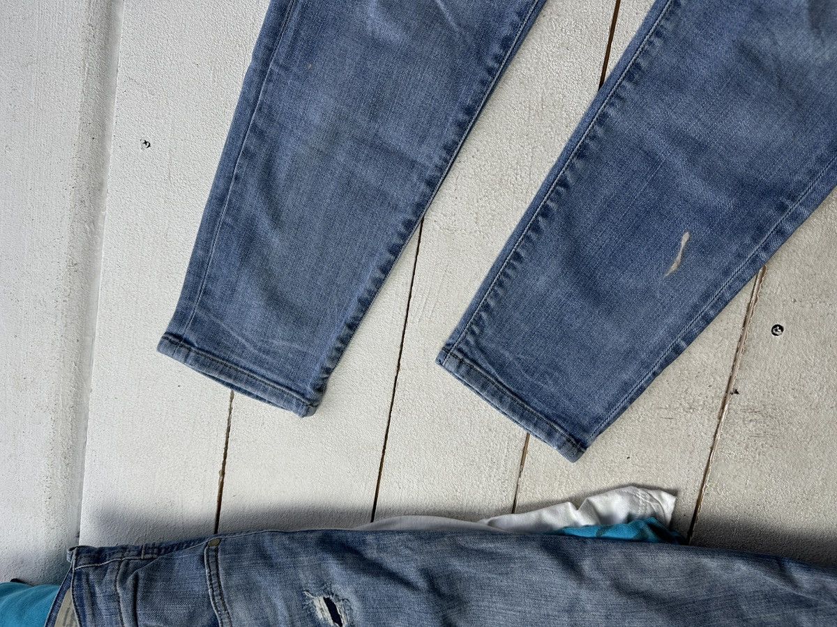 Diesel 🚨 DIESEL AVANT GARDE GOTHIC WOMEN JEANS LOGO IFSIXWASNINE Size 25" / US 0 / IT 36 - 4 Thumbnail