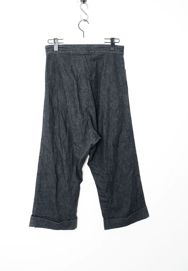 Yohji Yamamoto Yohji Yamamoto Yohji Yamamoto Wide-Leg Denim Pants Size US 27 - 5 Thumbnail