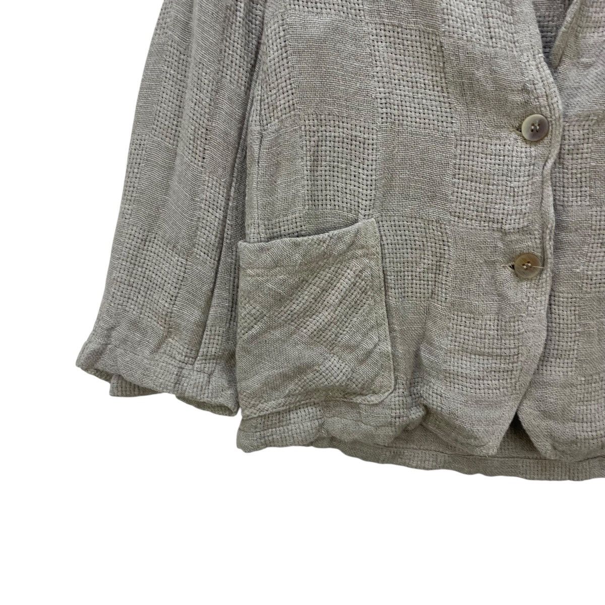 Vintage 💥Vintage Armen Lined Cropped Jacket Size S / US 4 / IT 40 - 4 Thumbnail