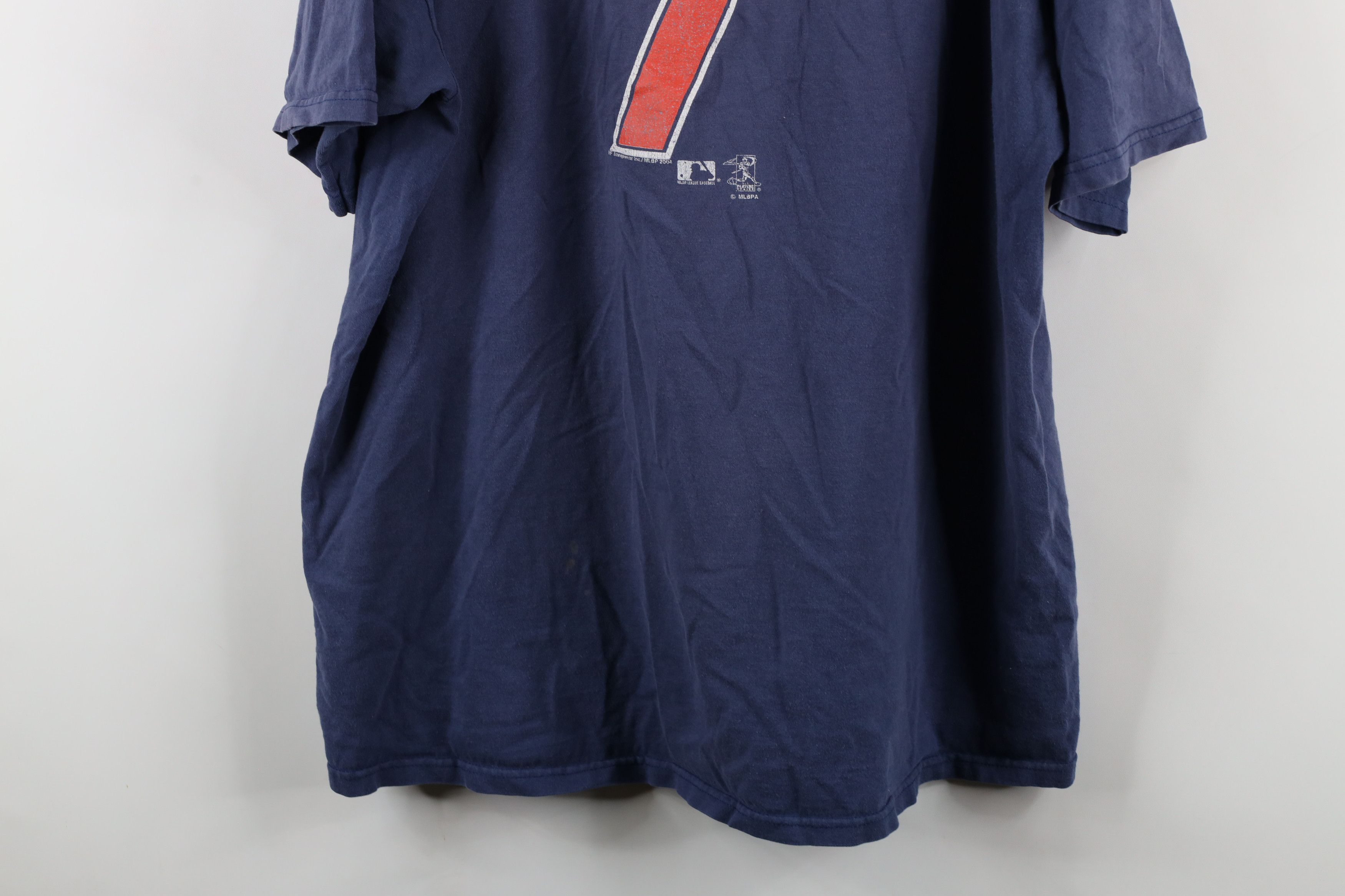 Vintage Vintage Y2K 2004 Pudge Rodriguez Detroit Tigers T-Shirt Blue Size US XL / EU 56 / 4 - 15 Thumbnail
