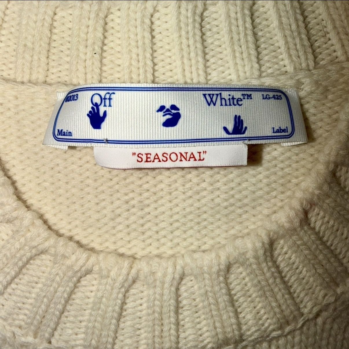 Off-White OFF-WHITE WOOL SWEATER Size S / US 4 / IT 40 - 5 Thumbnail