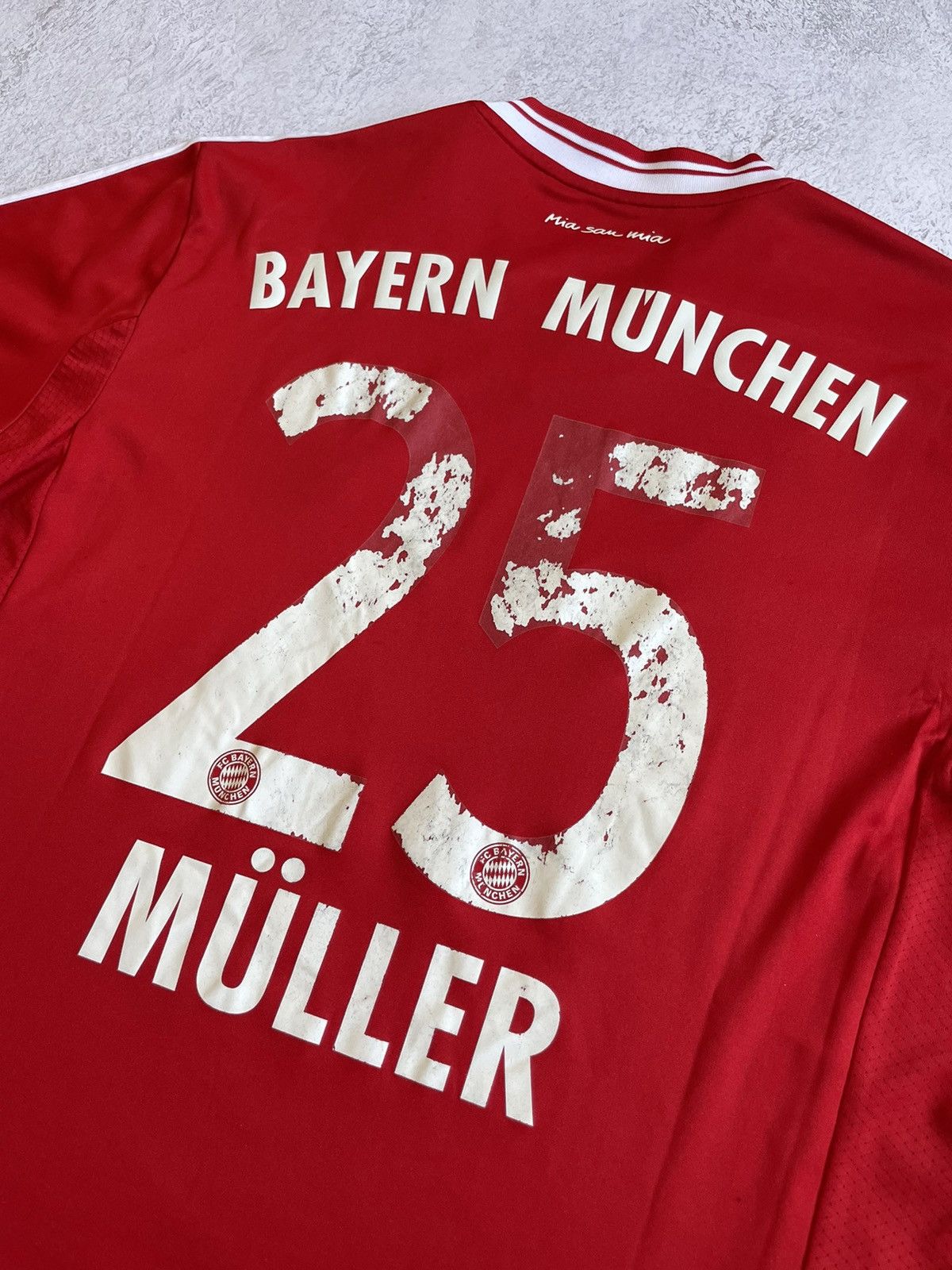 Adidas Adidas Bayern Munich 2013/2014 Home Soccer Jersey #25 Müller Size US L / EU 52-54 / 3 - 11 Thumbnail