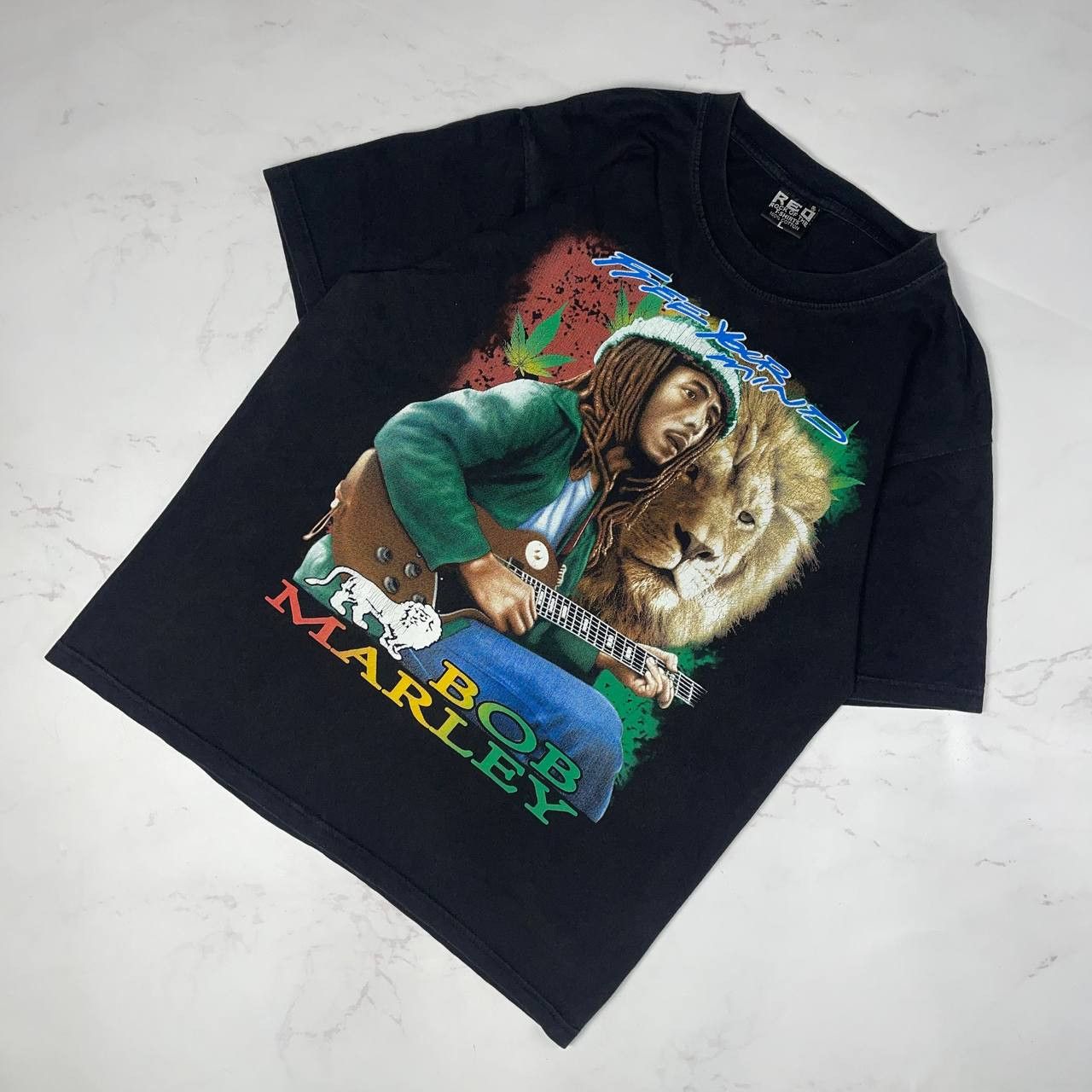 Vintage Vintage t-shirt Bob Marley tag Red rock of the t-shirt Sz L Size US L / EU 52-54 / 3 - 1 Thumbnail