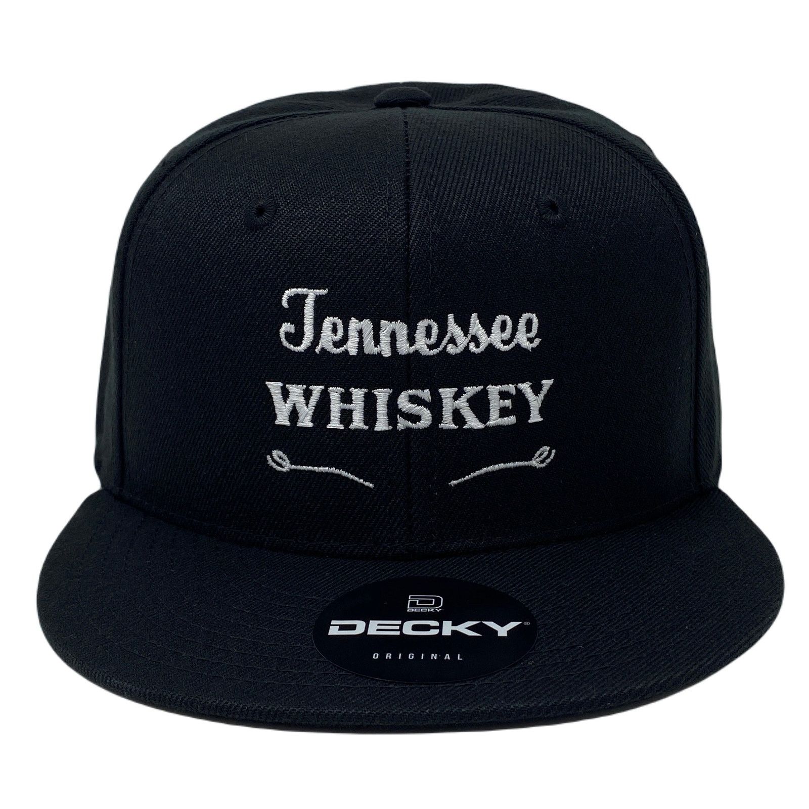 Other Tennessee Whiskey Snapback Hat All Black Size ONE SIZE - 3 Thumbnail