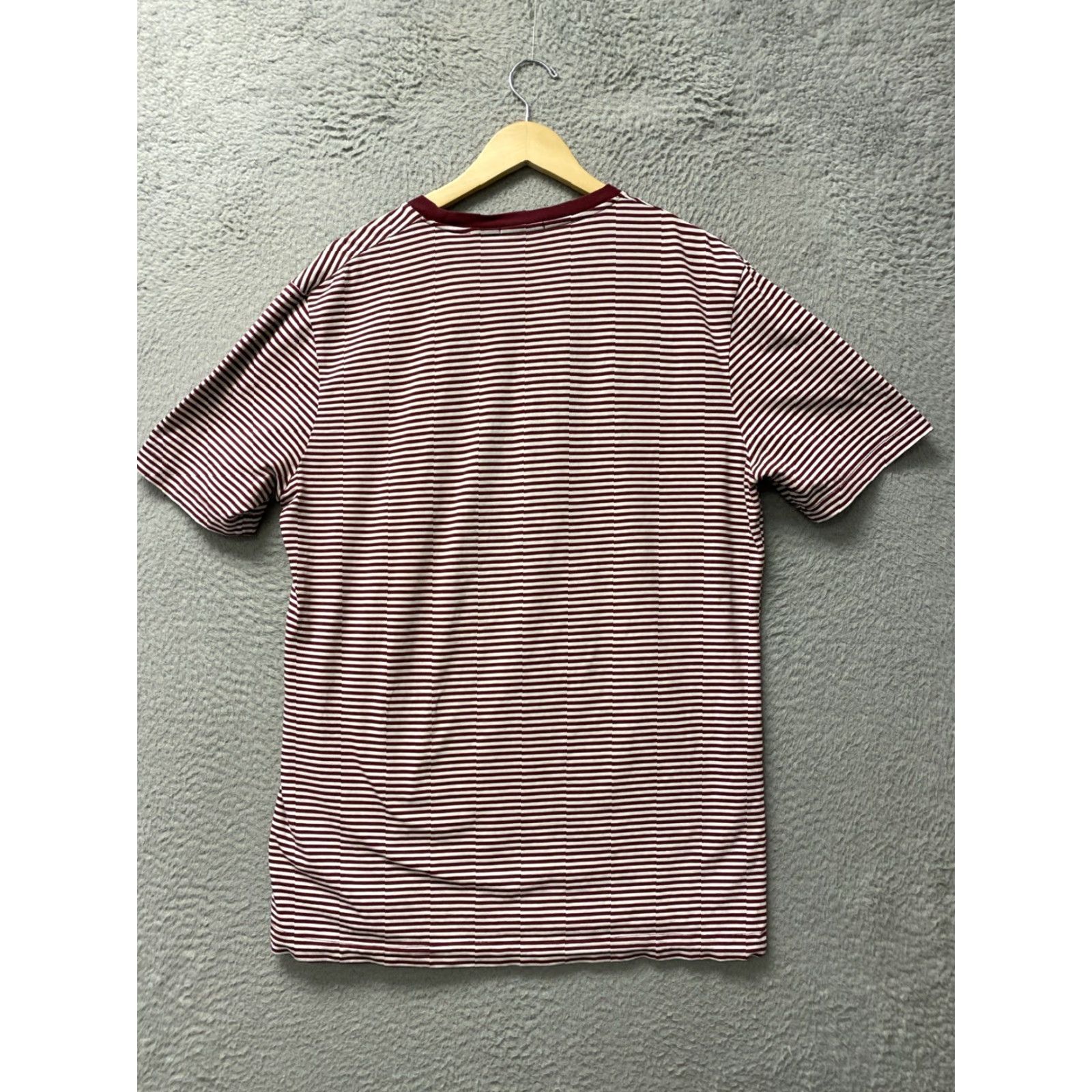Scotch & Soda Scotch & Soda Striped Tee Shirt Men L Red Size US L / EU 52-54 / 3 - 7 Thumbnail