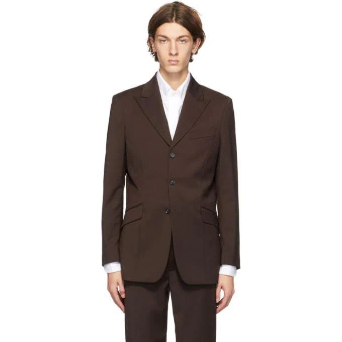 Sunflower Sunflower Brown Jet Blazer Size 50R - 8 Thumbnail
