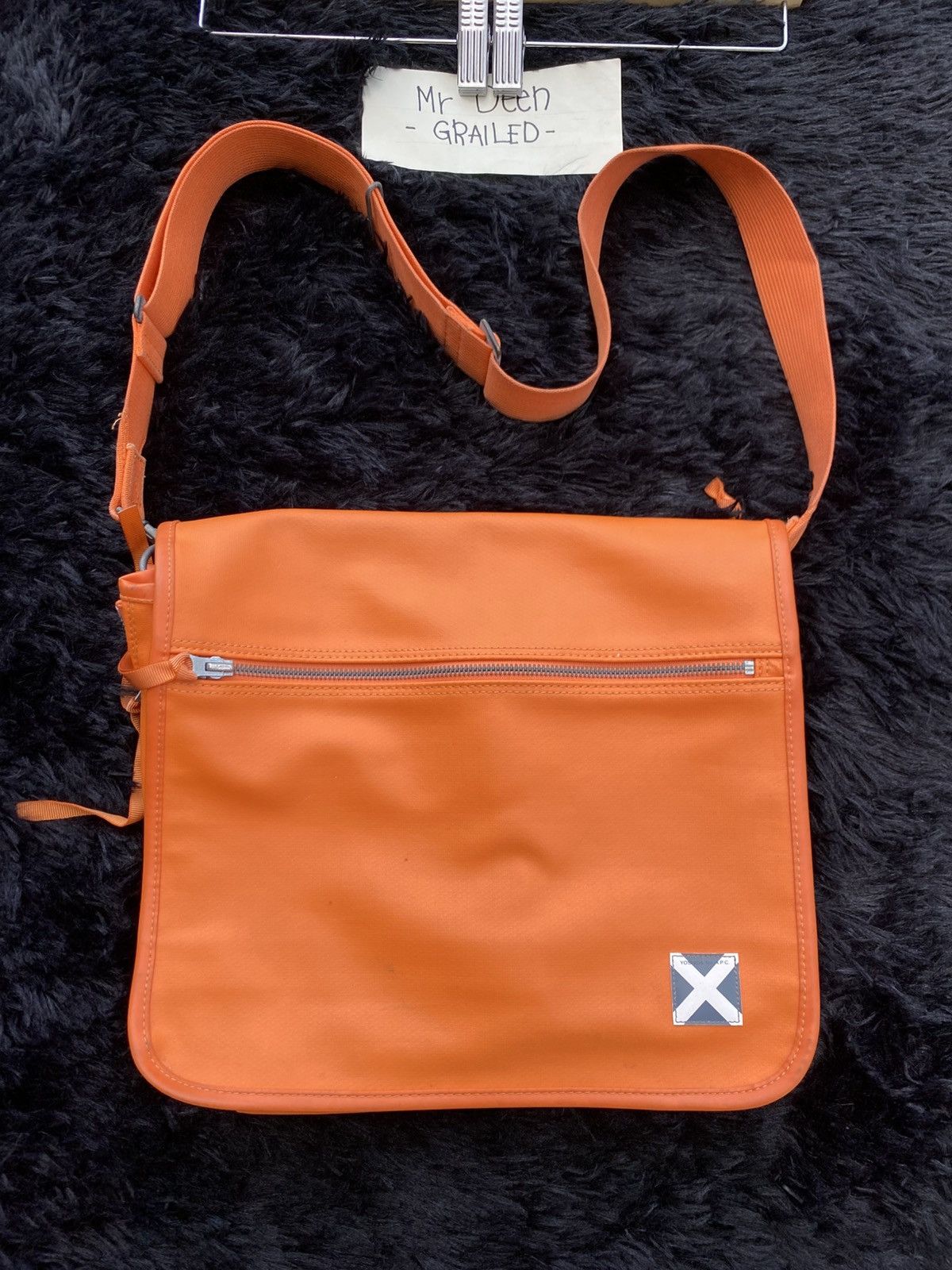 Porter A.P.C Yoshida Luggage Label Shoulder Bag Orange Color Size ONE SIZE - 4 Thumbnail