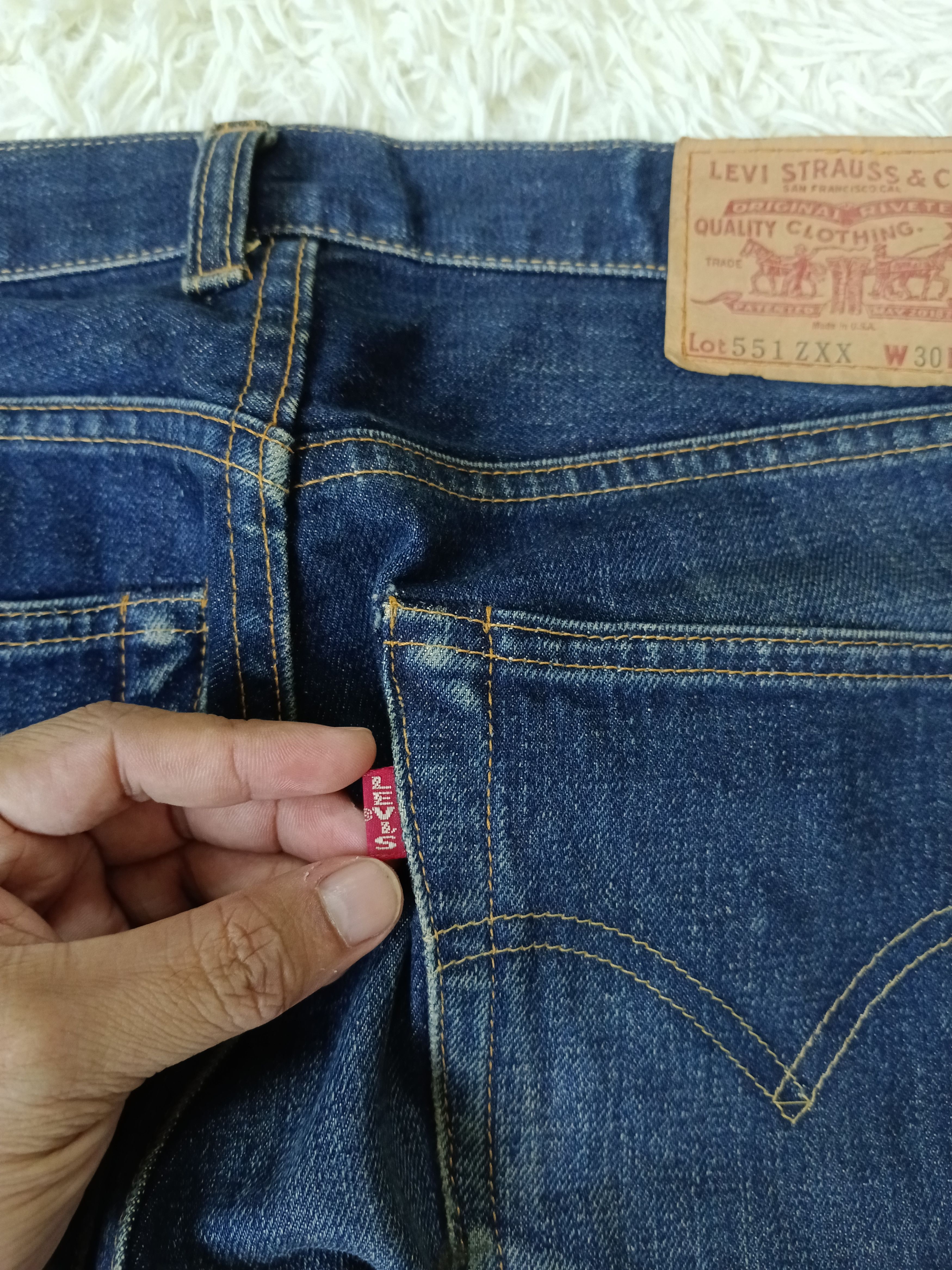 LVC × Levi's Vintage Clothing VINTAGE LEVIS 551 ZXX BIG E REPRODUCTION Size US 30 / EU 46 - 11 Thumbnail