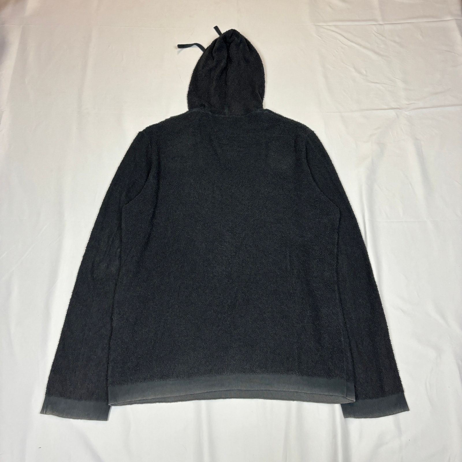 Roberto Collina Roberto Collina Italy Textured Terry Hoodie Men's 54/2XL Size US XXL / EU 58 / 5 - 3 Thumbnail