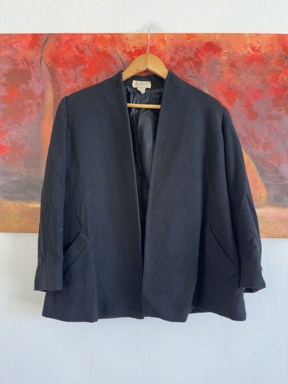 Other Vintage Fontana Wool Blazer Size 42 Size M / US 6-8 / IT 42-44 - 2 Thumbnail