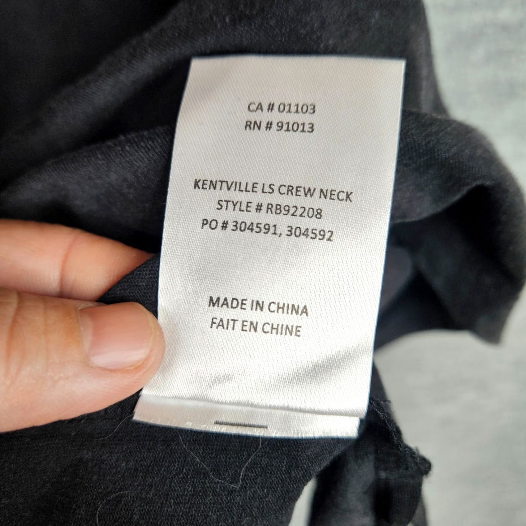 Vintage Robert Barakett Kentville Crewneck Long Sleeve T-Shirt L Black Mens Regular Knit Cotton Logo Vintage No N/A Size US L / EU 52-54 / 3 - 6 Thumbnail