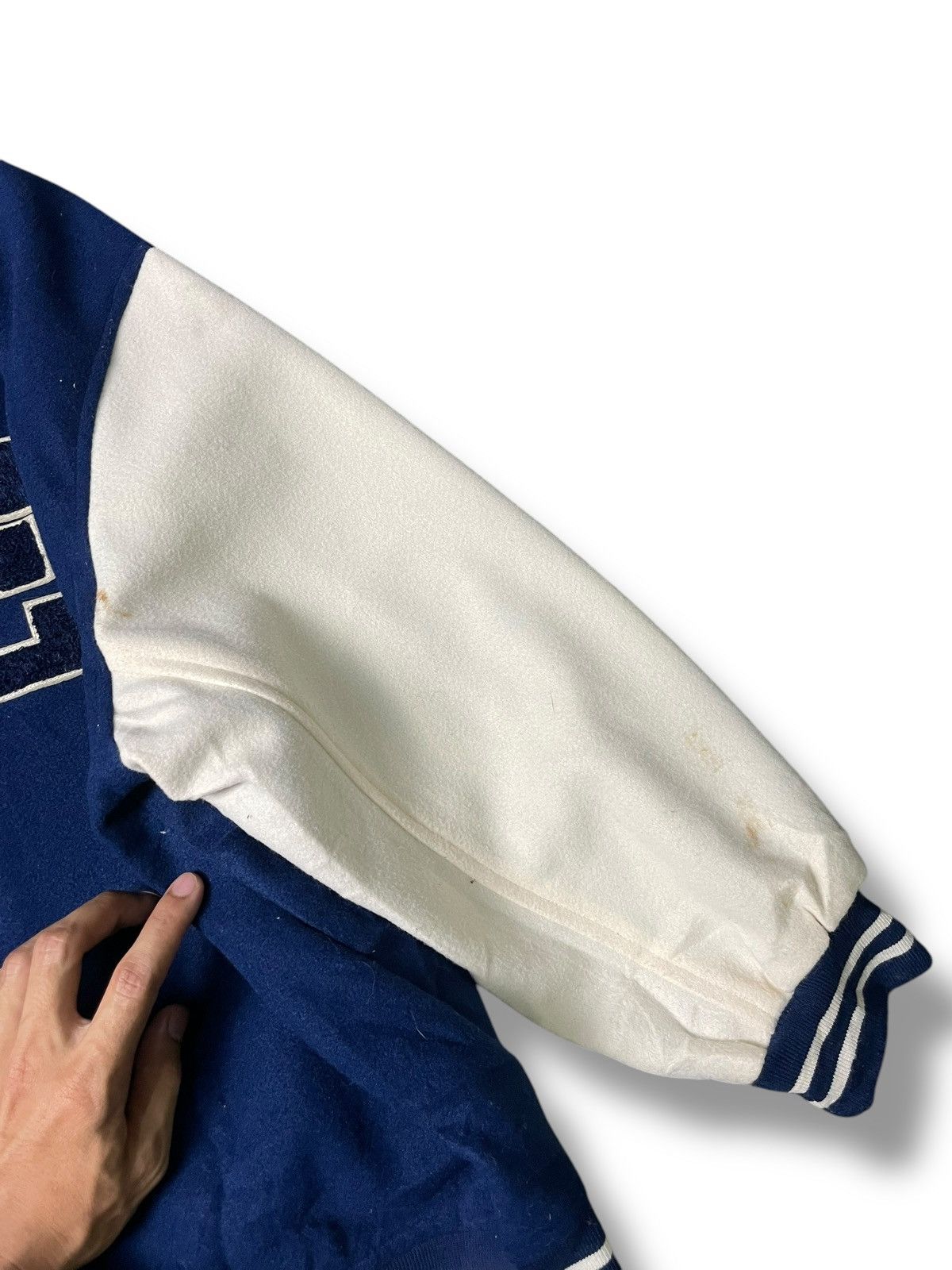Japanese Brand Earth Music&Ecology Varsity Jacket (58) Size US XL / EU 56 / 4 - 8 Thumbnail