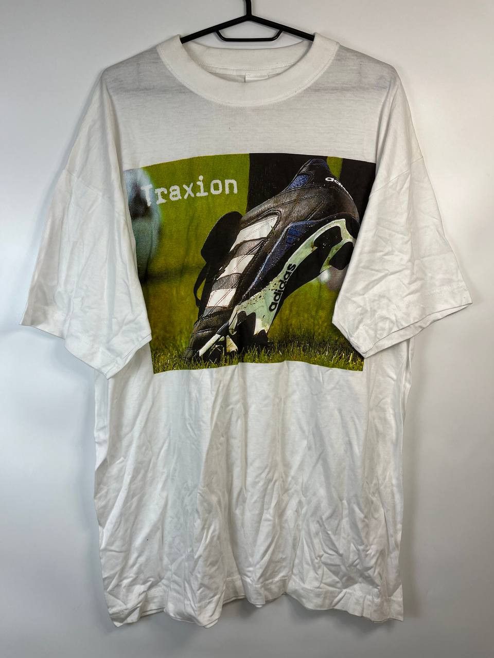 Adidas VINTAGE ADIDAS SOCCER T-SHIRT GRAPHIC 90s FOOTBALL SIZE L Size US L / EU 52-54 / 3 - 1 Thumbnail