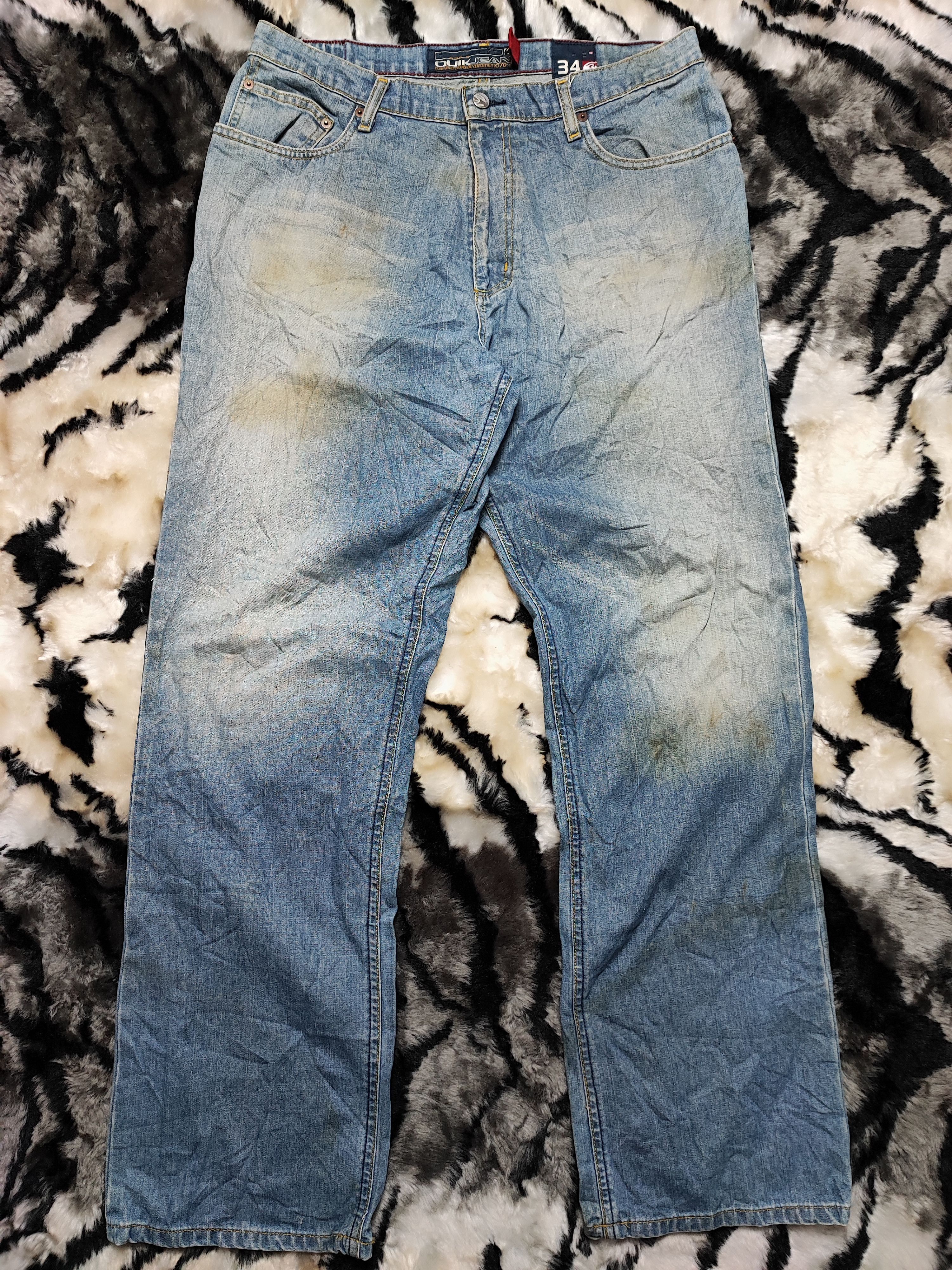 Quiksilver × Vintage Quiksilver Jeans Baggy Size 33 Size US 33 - 1 Thumbnail