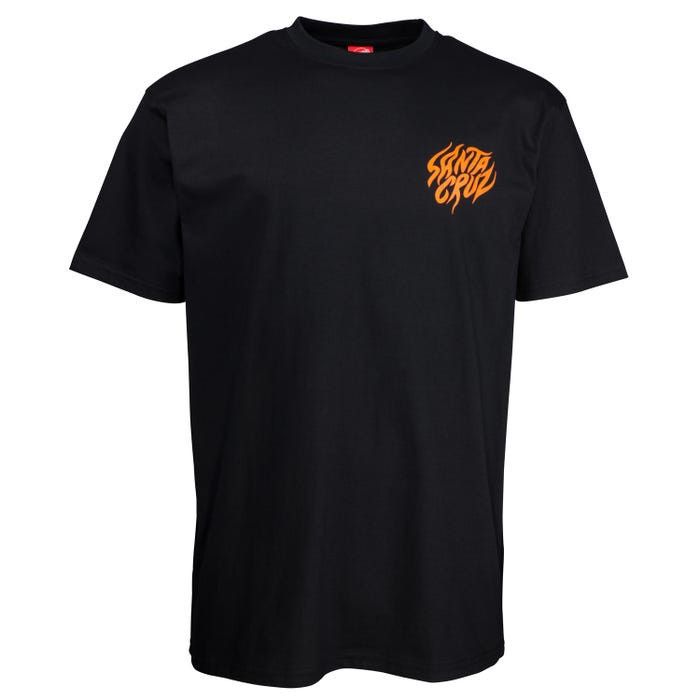 Santa Cruz Skateboards !DS! Santa Cruz Salba Tiger Hand Black Short Sleeve T-Shirt Size US M / EU 48-50 / 2 - 2 Thumbnail