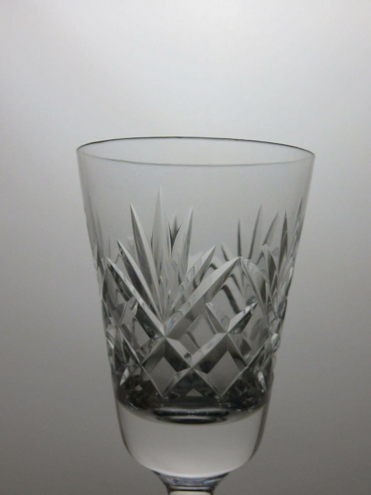 The Unbranded Brand Cut Crystal Clear Wine Glass Piece 5 7/8" Size ONE SIZE - 2 Thumbnail