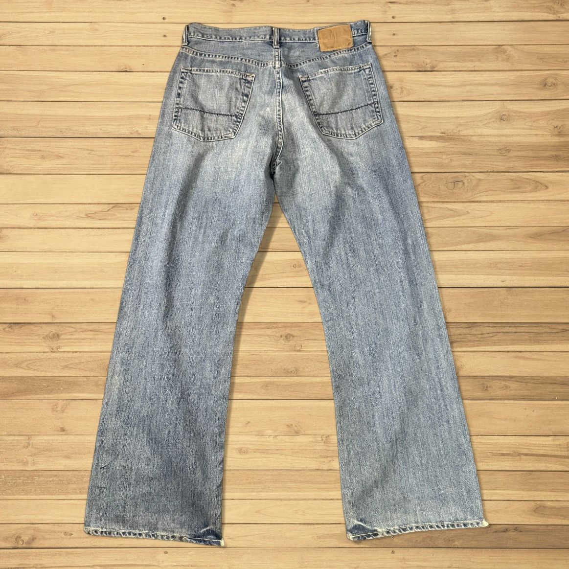 Abercrombie & Fitch 90s Boot Baggy Light Wash Denim W32 L32 Size US 32 / EU 48 - 2 Thumbnail