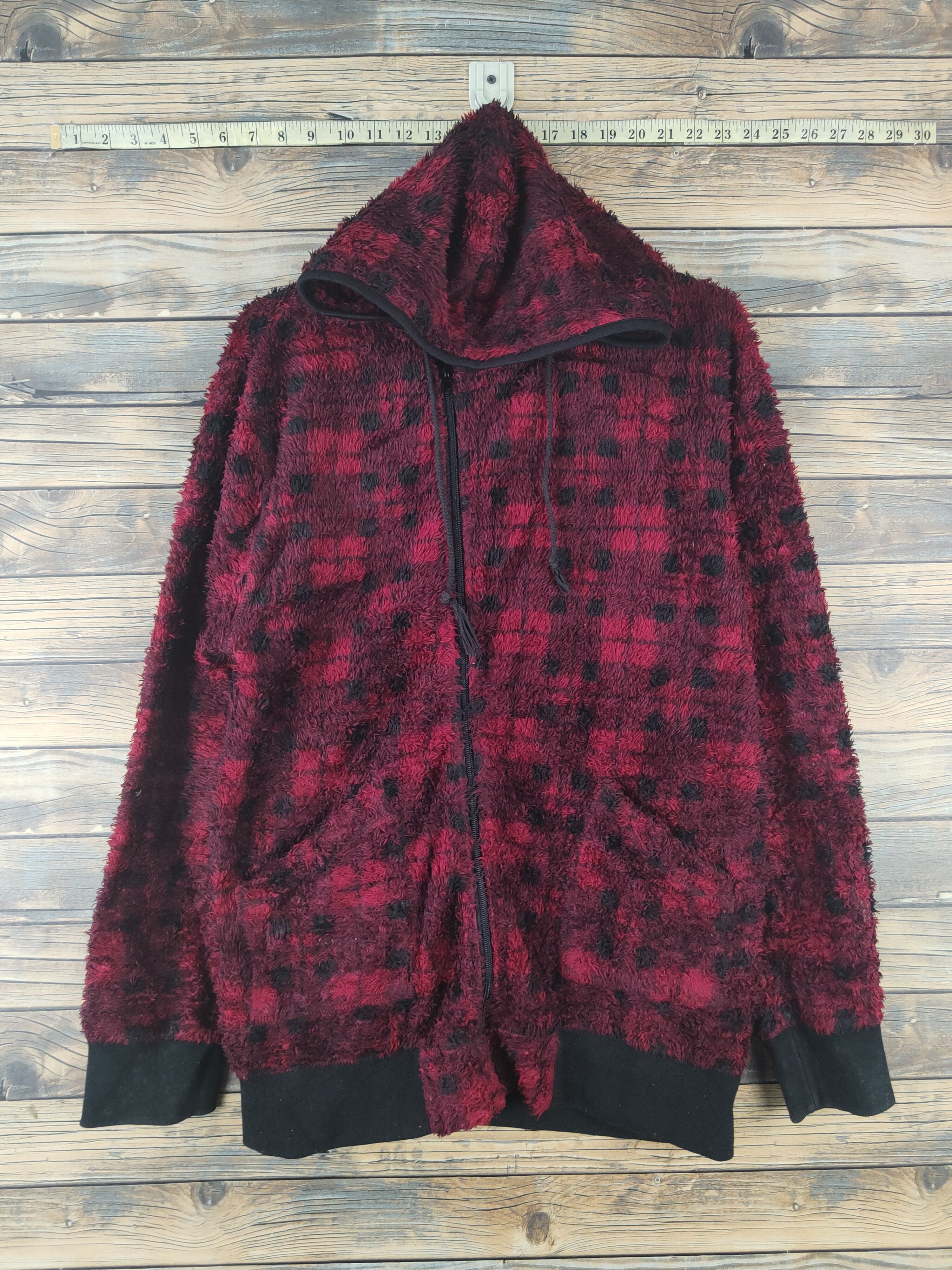 Airwalk DL Airwalk Red Black Fur Mohair Knitwear Sweaters #778 Size US L / EU 52-54 / 3 - 1 Thumbnail