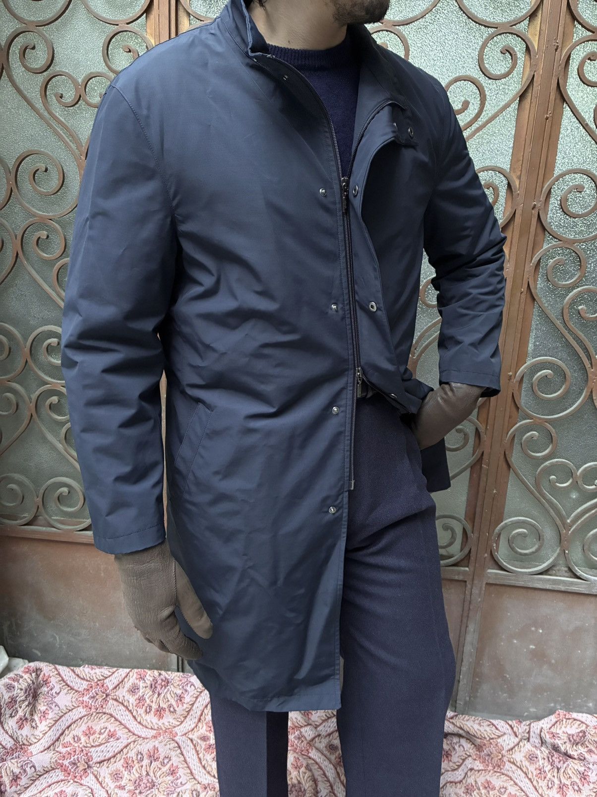 Armani Collezioni ARMANI COLLEZIONI, LORO PIANA STORM SYSTEM RAIN COAT Size US M / EU 48-50 / 2 - 7 Thumbnail