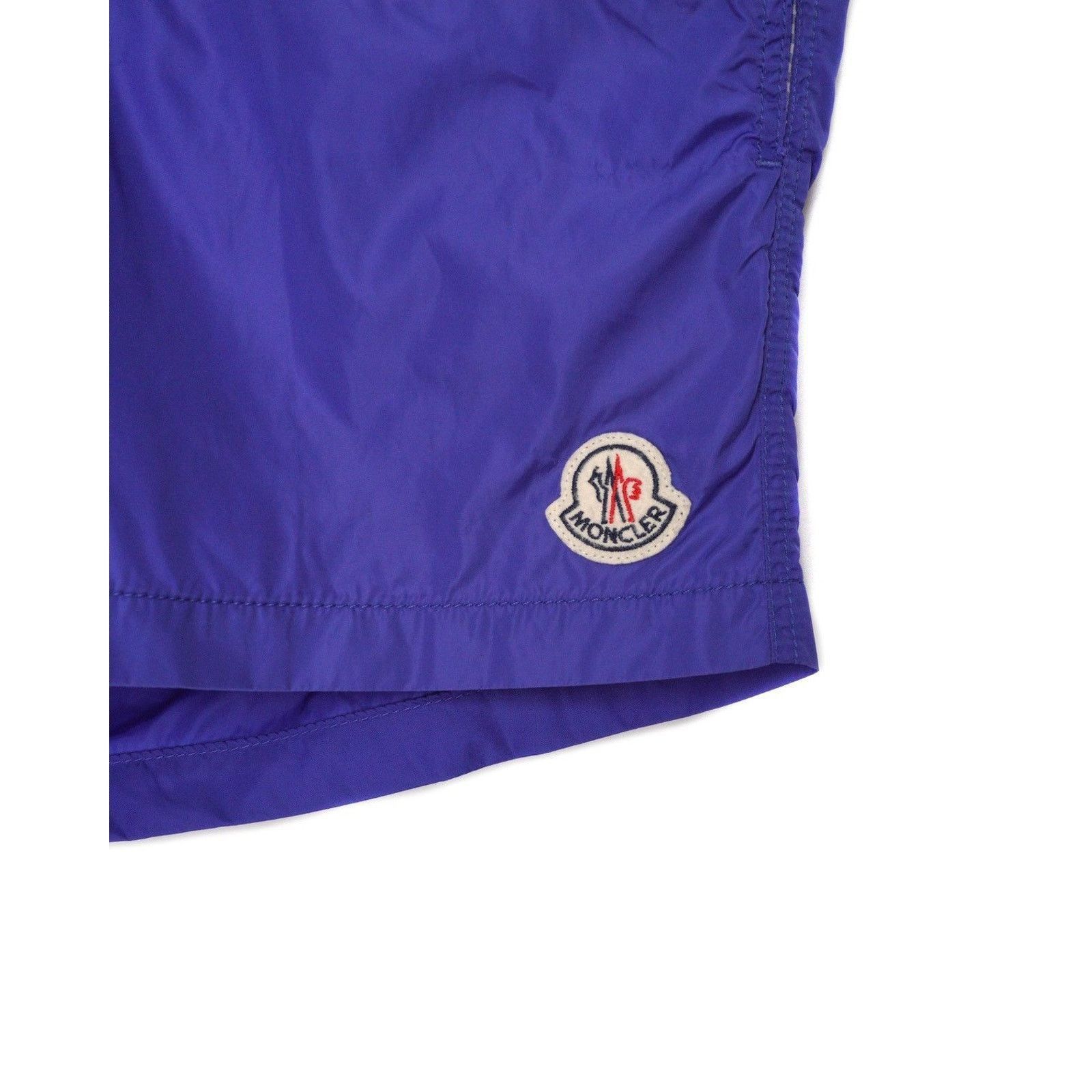 Moncler Moncler Solid Two Tone Nylon Logo Boxer Mare Swim Shorts Size US 32 / EU 48 - 3 Thumbnail