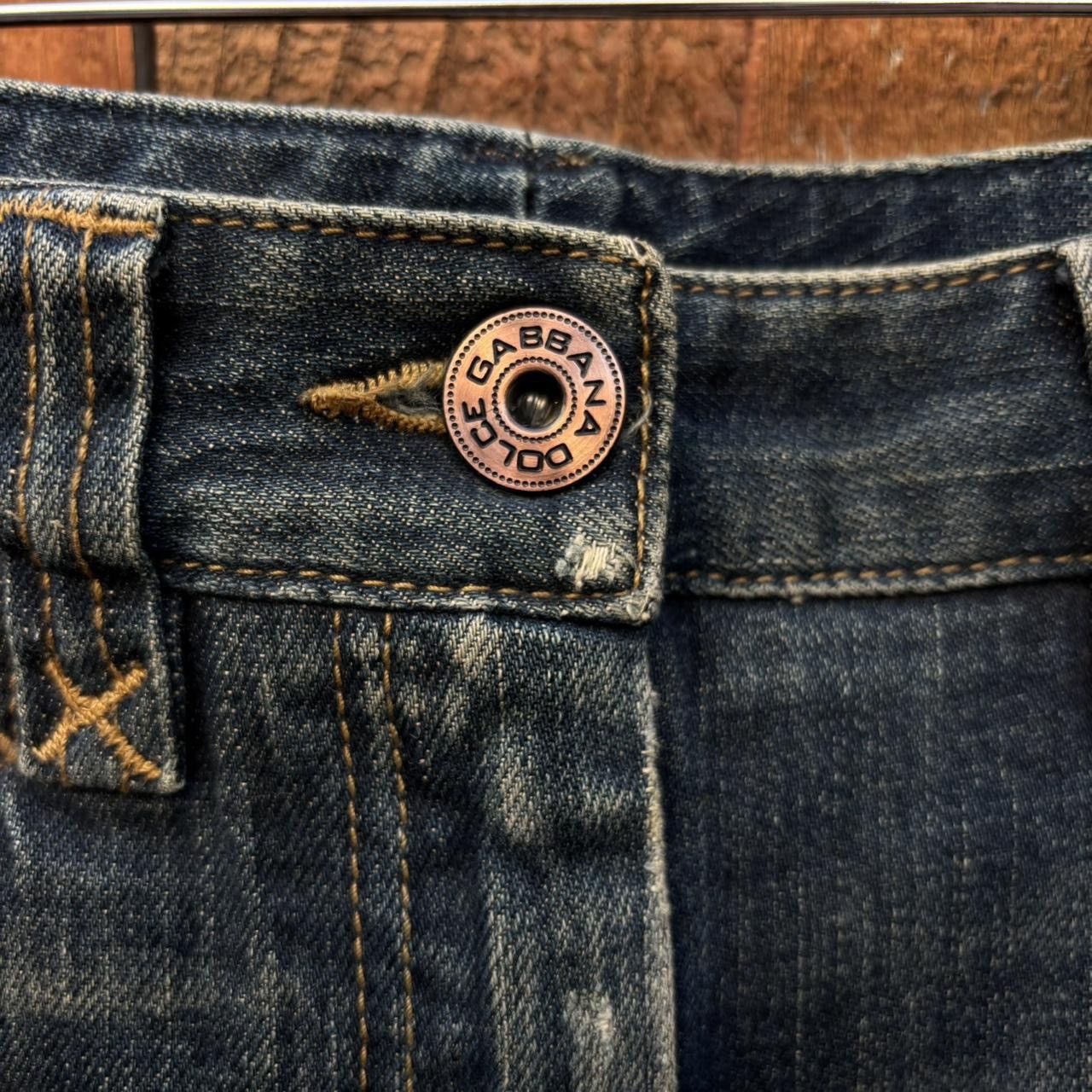 Dolce & Gabbana Dolce & Gabbana Denim Mini Skirt D&G Y2K Size 27" / US 4 / IT 40 - 4 Thumbnail