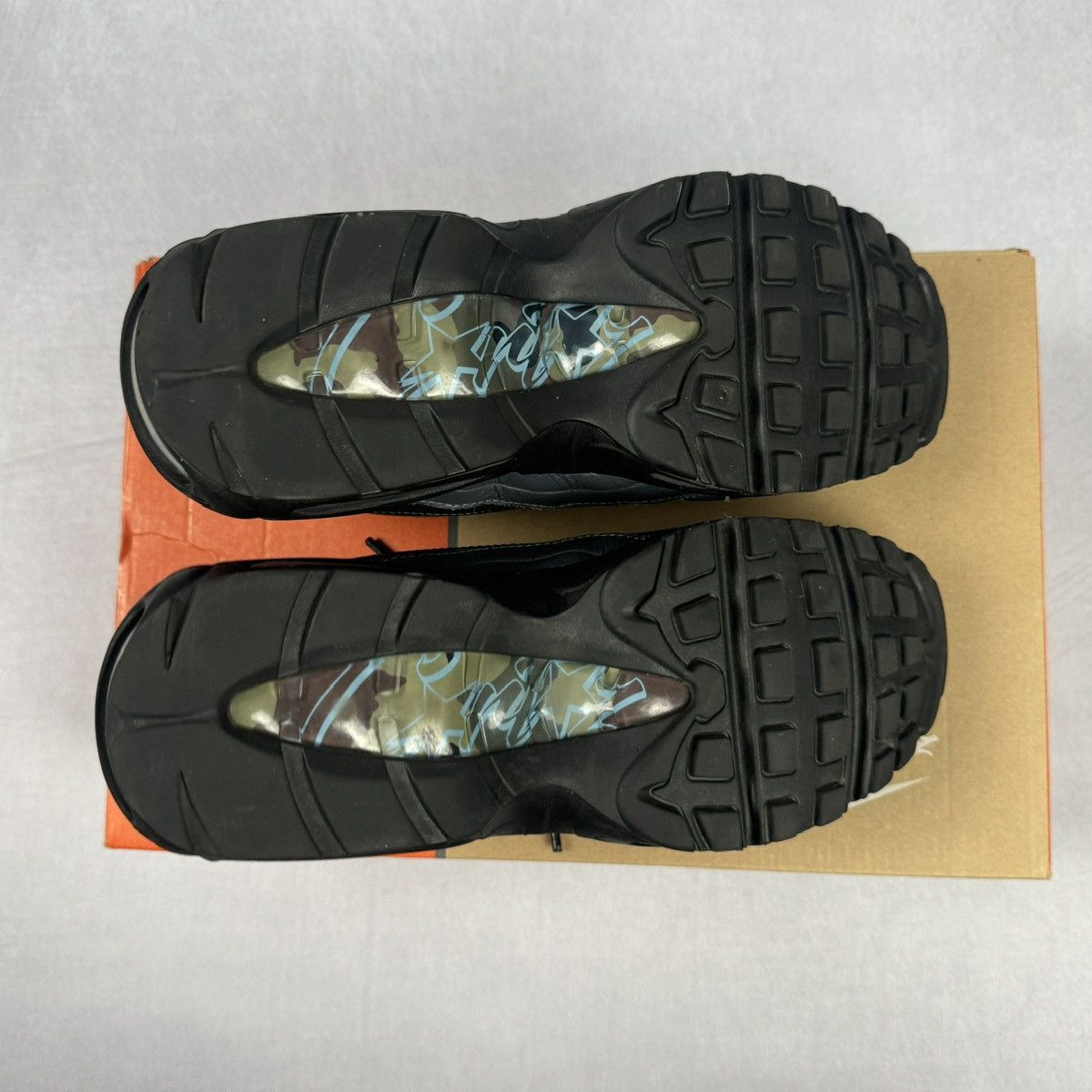 Corteiz × Nike Air Max 95 SP Aegean Storm Sneakers Size US 8 / EU 41 - 7 Thumbnail
