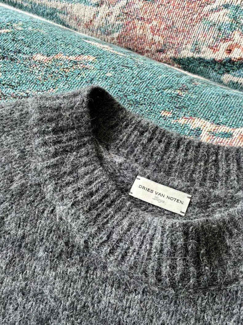 Dries Van Noten Dries Van Noten Gray Sweater Size US L / EU 52-54 / 3 - 2 Thumbnail