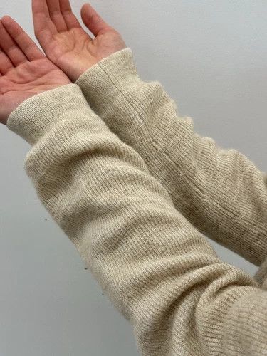 Acne Studios Acne Studios Womens Fn Wn Knit Alpaca Wool Jumper Beige Size S / US 4 / IT 40 - 7 Thumbnail