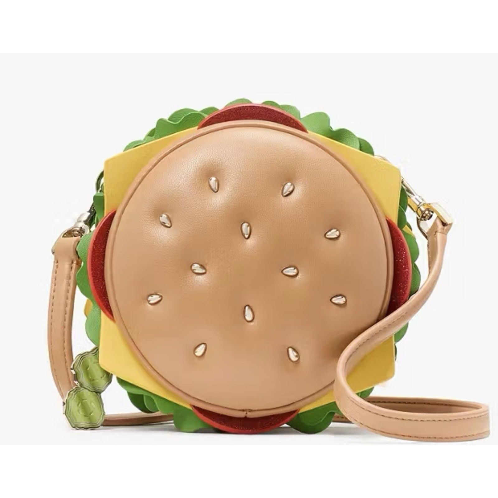 NWT $299 Kate Spade New York 3D Hamburger Crossbody Bag