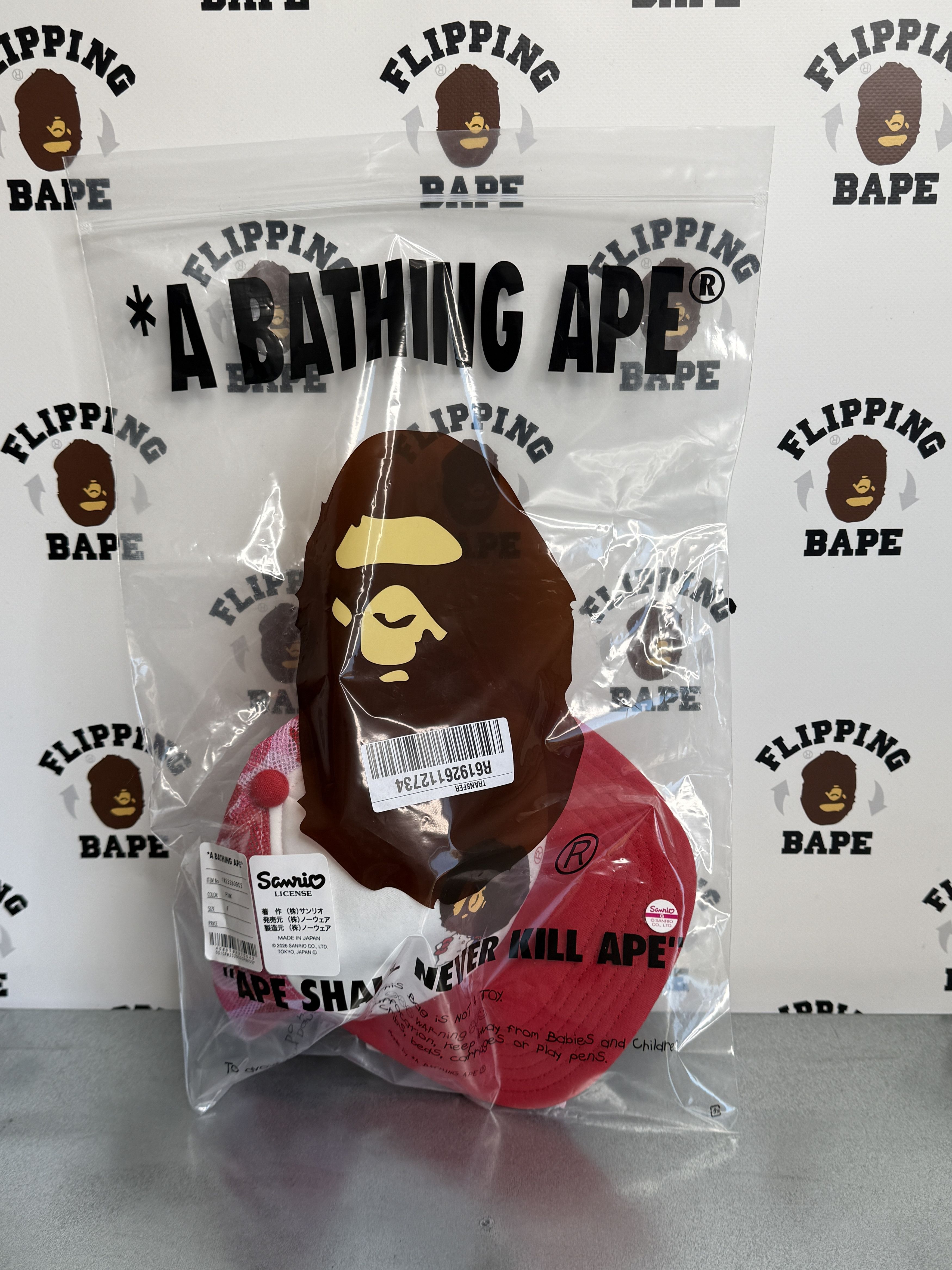 Bape BAPE X HELLO KITTY ABC CAMO MESH CAP Size ONE SIZE - 14 Thumbnail