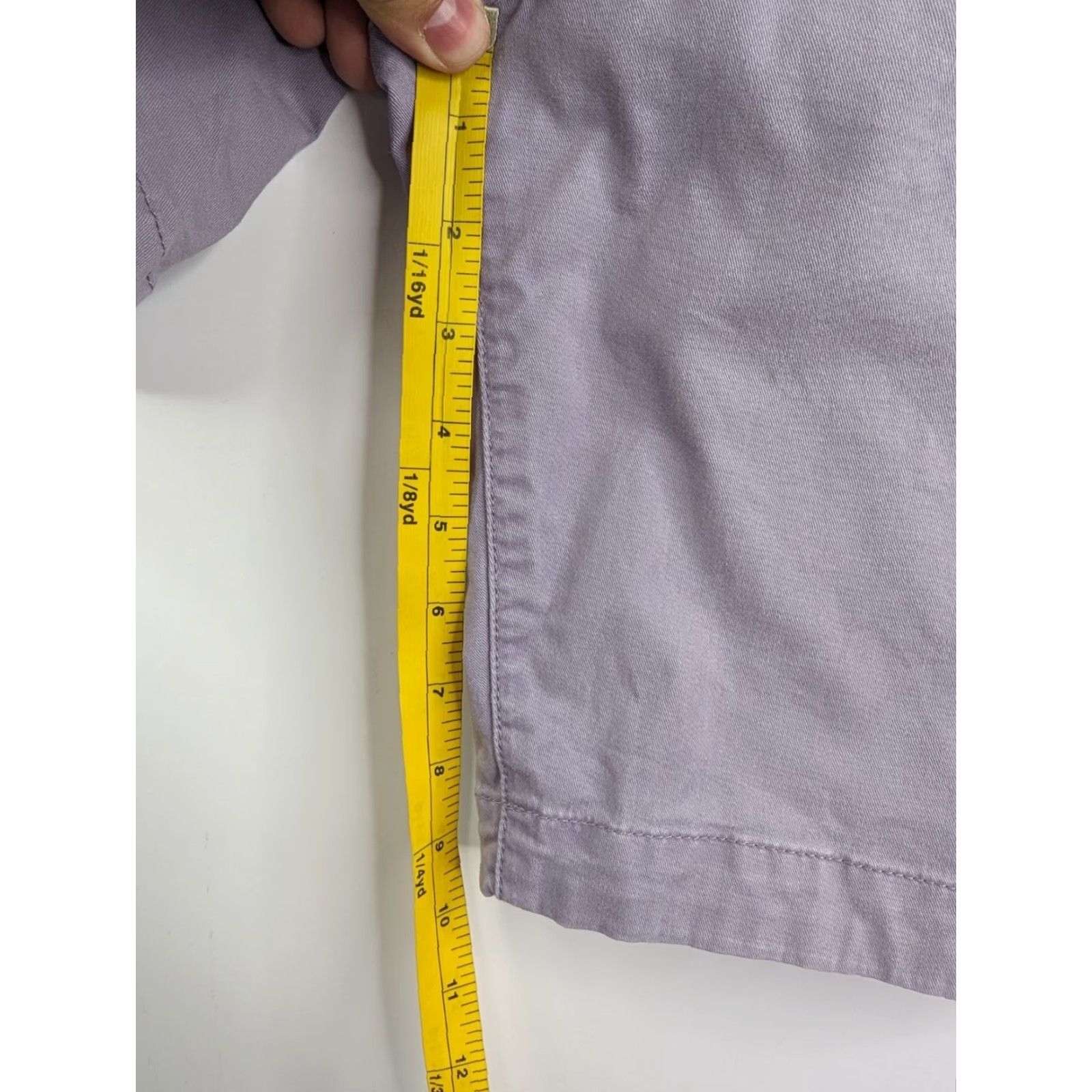 Ted Baker Ted Baker London Chino Shorts Men 30 Regular Purple Cotton Flat Front Pockets Mid Rise Spring Summer Casual Travel Vintage No Size US 30 / EU 46 - 6 Thumbnail
