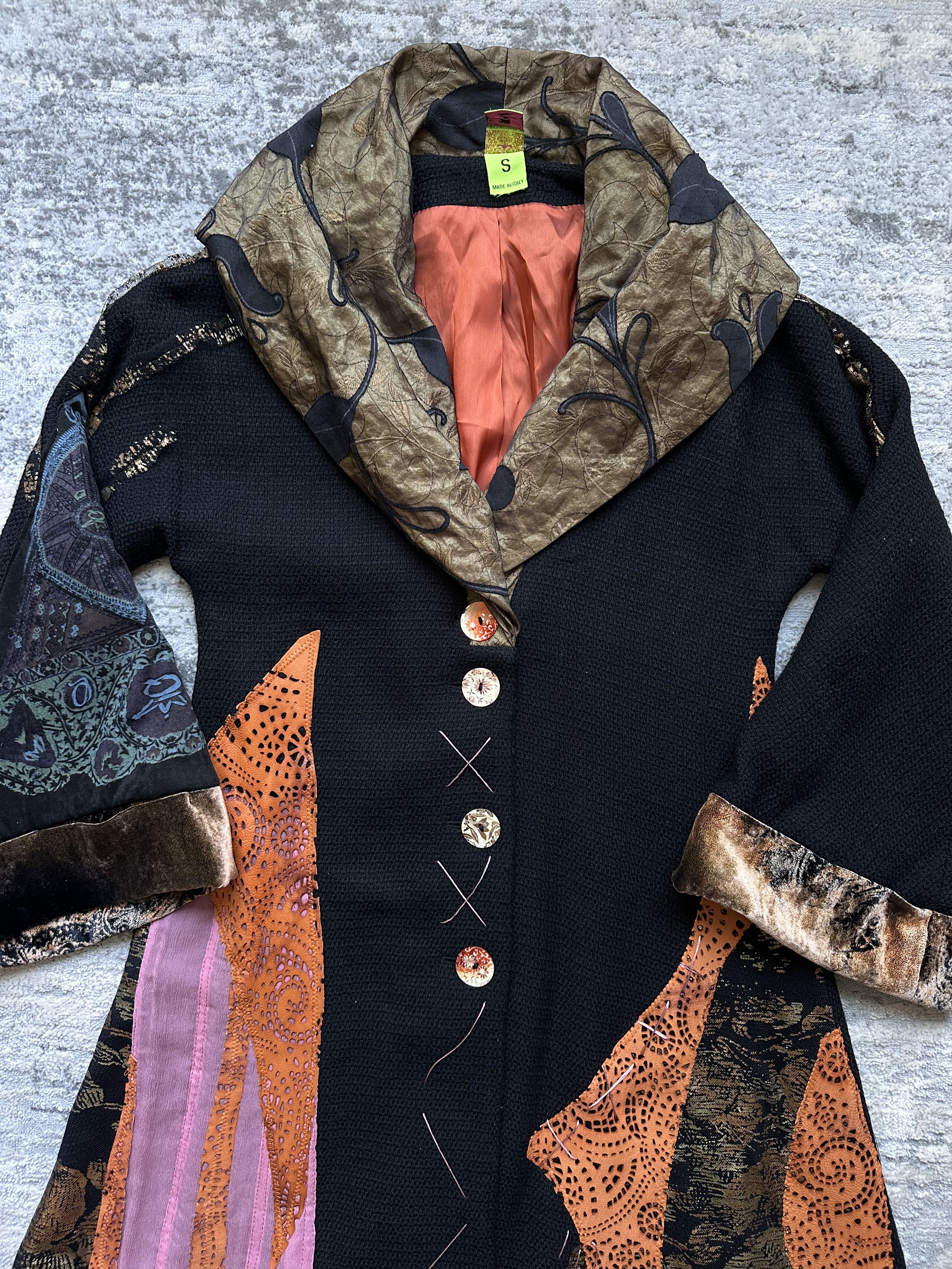 Vintage Save the queen vintage trench coat avant garde Size S / US 4 / IT 40 - 9 Thumbnail