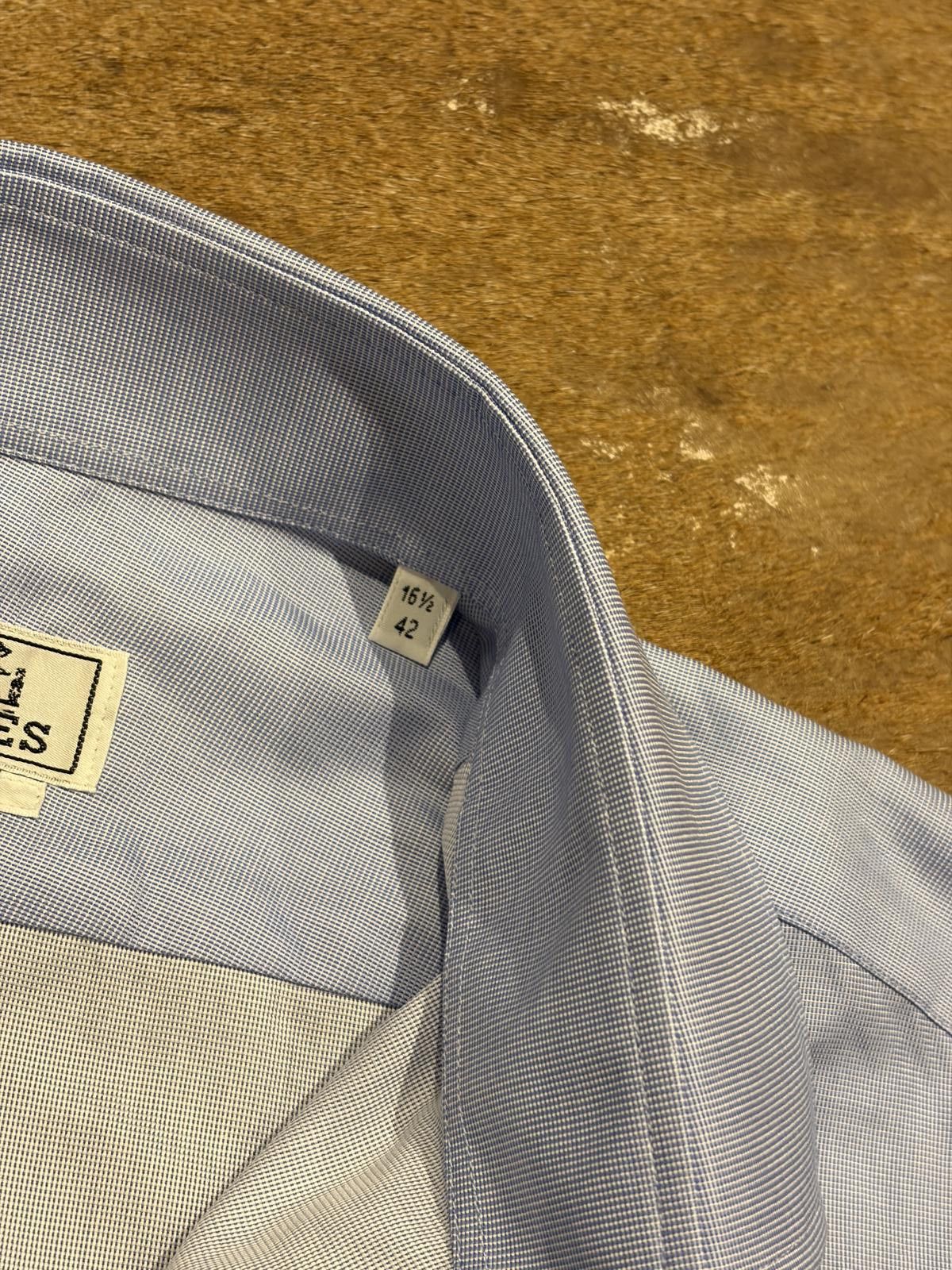 Hermes Hermès Paris Cotton Micro-Check Shirt Size US XL / EU 56 / 4 - 3 Thumbnail