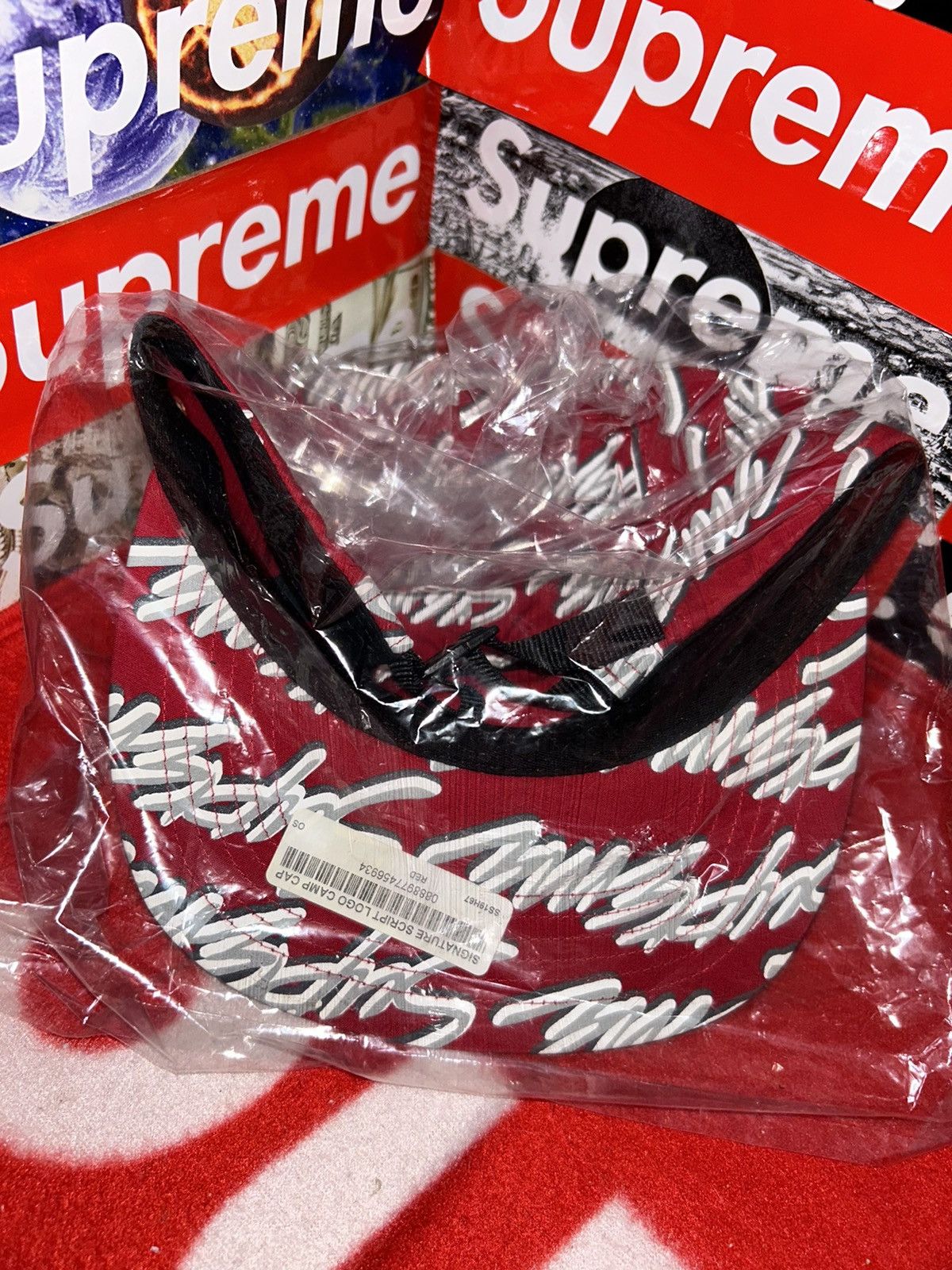 Supreme Supreme Signature Script Camp Cap SS19 NEW Size ONE SIZE - 2 Thumbnail