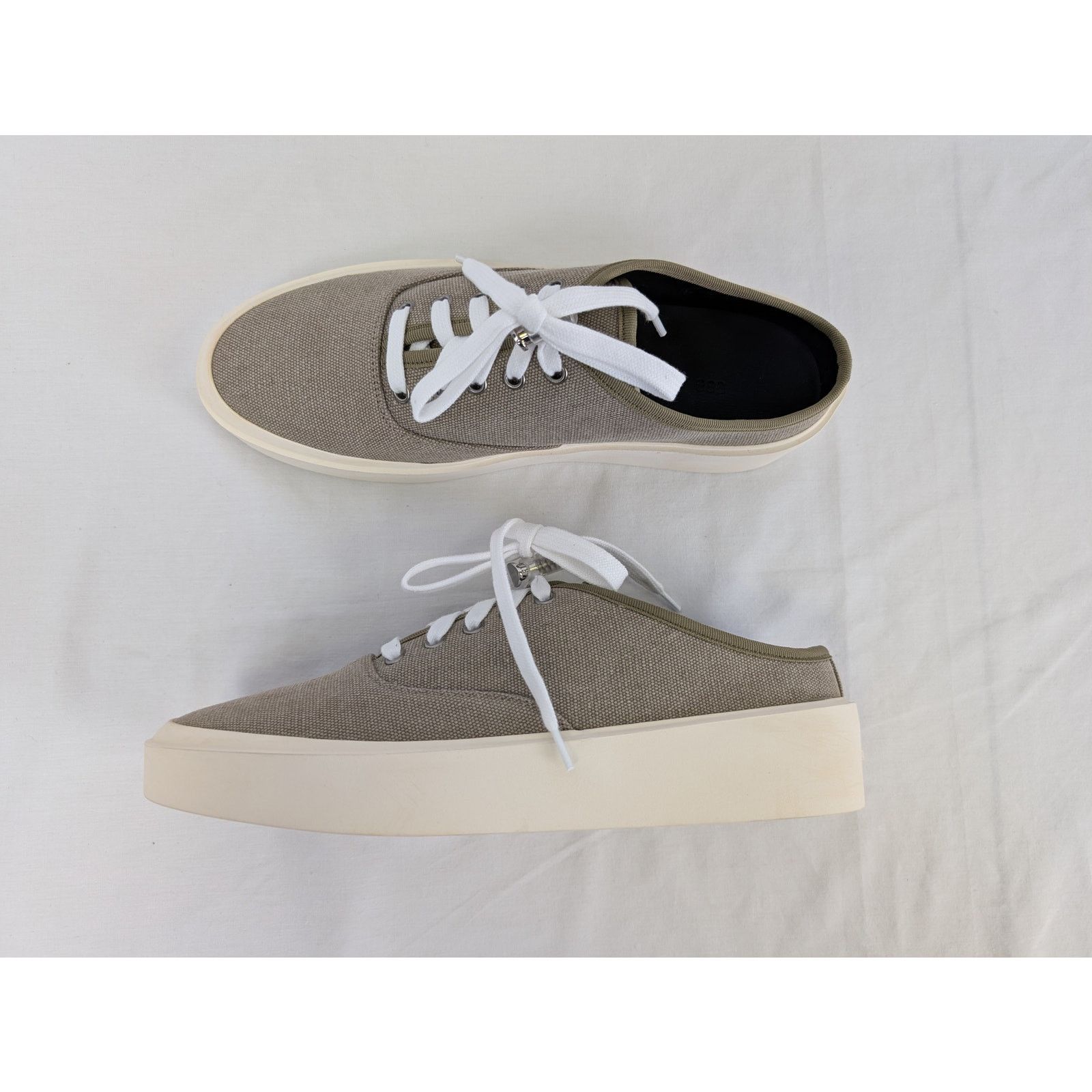Fear of God o1rshd1 101 Backless Sneakers in Taupe Size US 12 / EU 45 - 1 Thumbnail