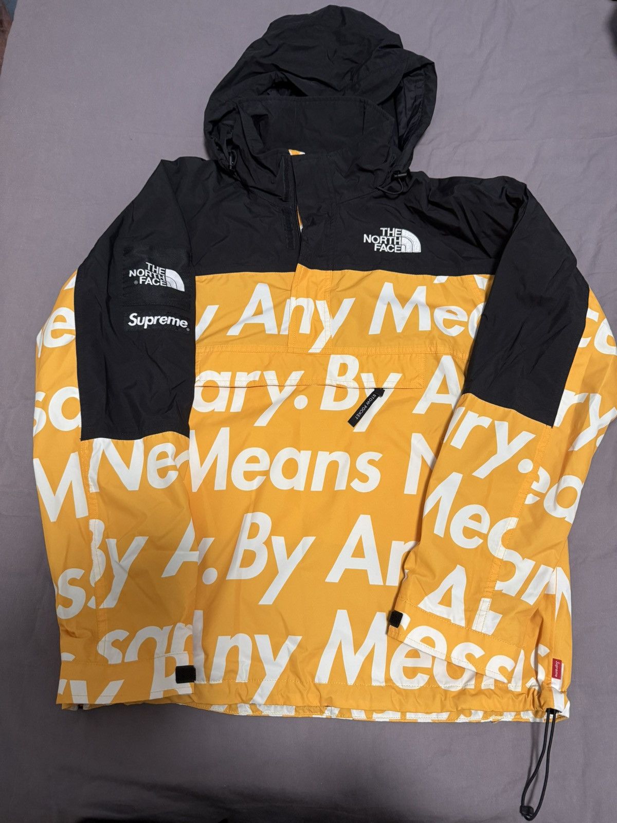 Supreme × The North Face Supreme tnf north bamn by any means yellow pullover Jacket Size US M / EU 48-50 / 2 - 1 Thumbnail