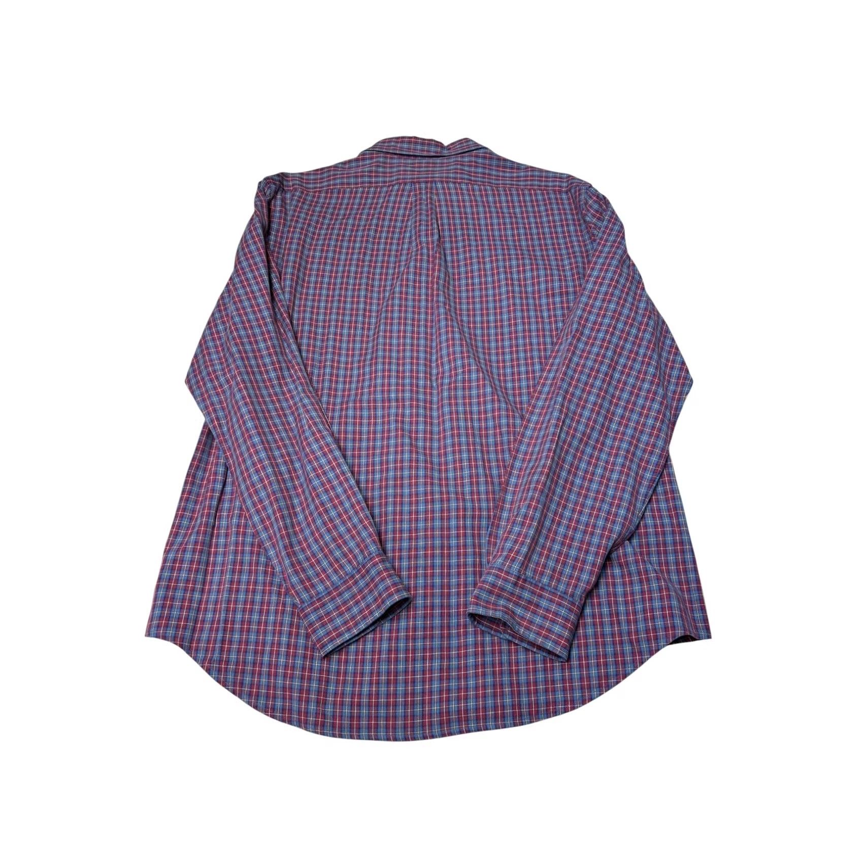 Ralph Lauren Ralph Lauren Mens XL Plaid Button-Down Shirt Blue Red Yellow Cotton Long Sleeve Size US XL / EU 56 / 4 - 6 Thumbnail