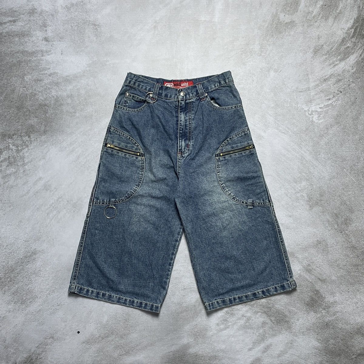 Ecko Unltd. × JNCO 2000’s Ecko Unltd Jorts pants Size US 27 - 1 Thumbnail