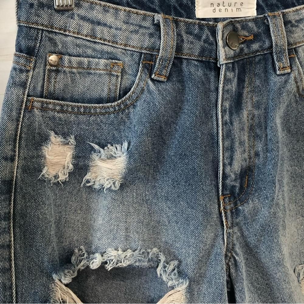 Other NWT light blue distressed high rise mom’s style jeans sz 24 Size 24" / US 00 / IT 34 - 3 Thumbnail