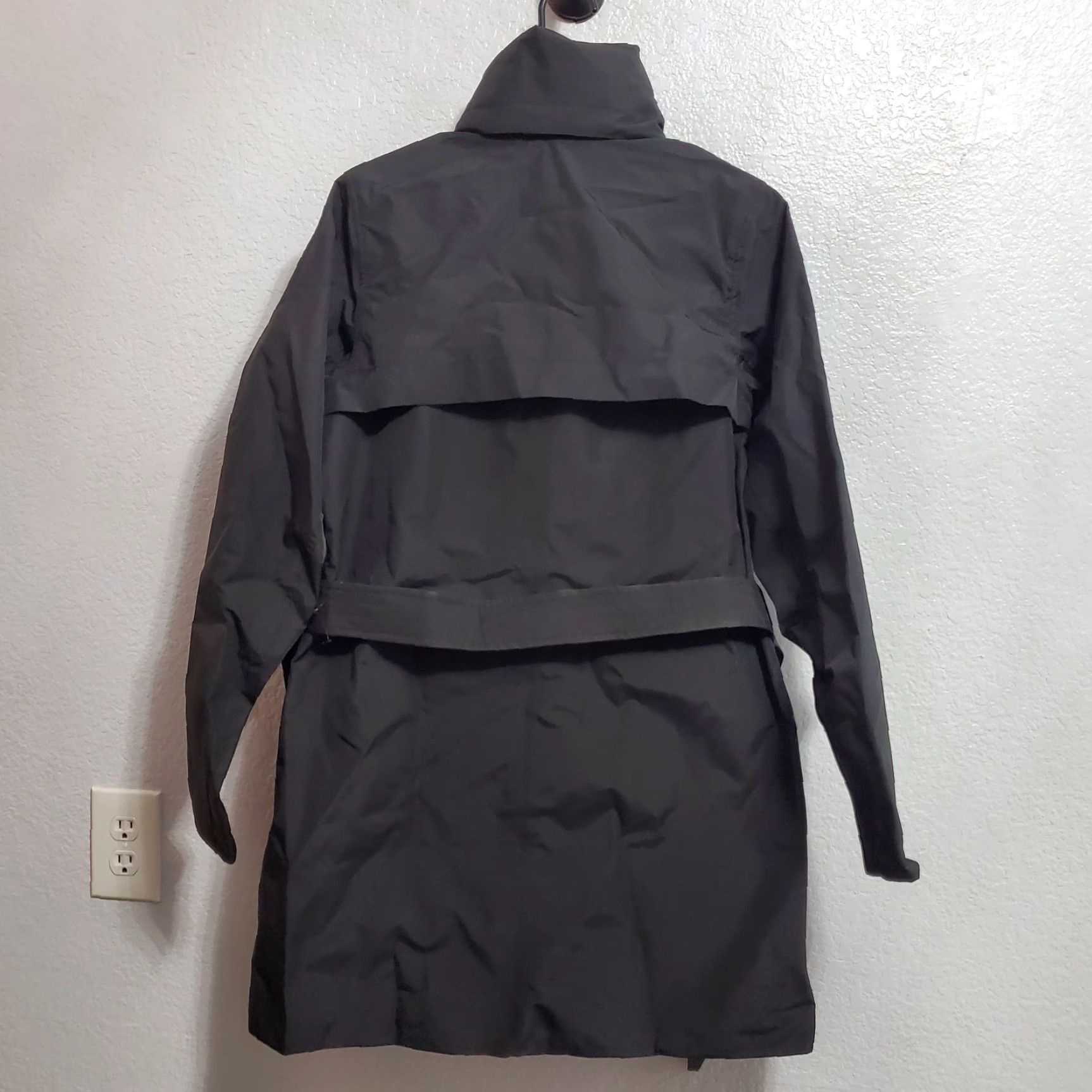 Helly Hansen Helly Hansen Welsey II Trench Coat Women L Black Hooded Waterproof Packable Belted Breather Zipped Pockets Size L / US 10 / IT 46 - 4 Thumbnail