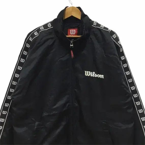Wilson WILSON Sweater Zipped Jacket Windbreaker Logo Sportswear Size US L / EU 52-54 / 3 - 2 Thumbnail
