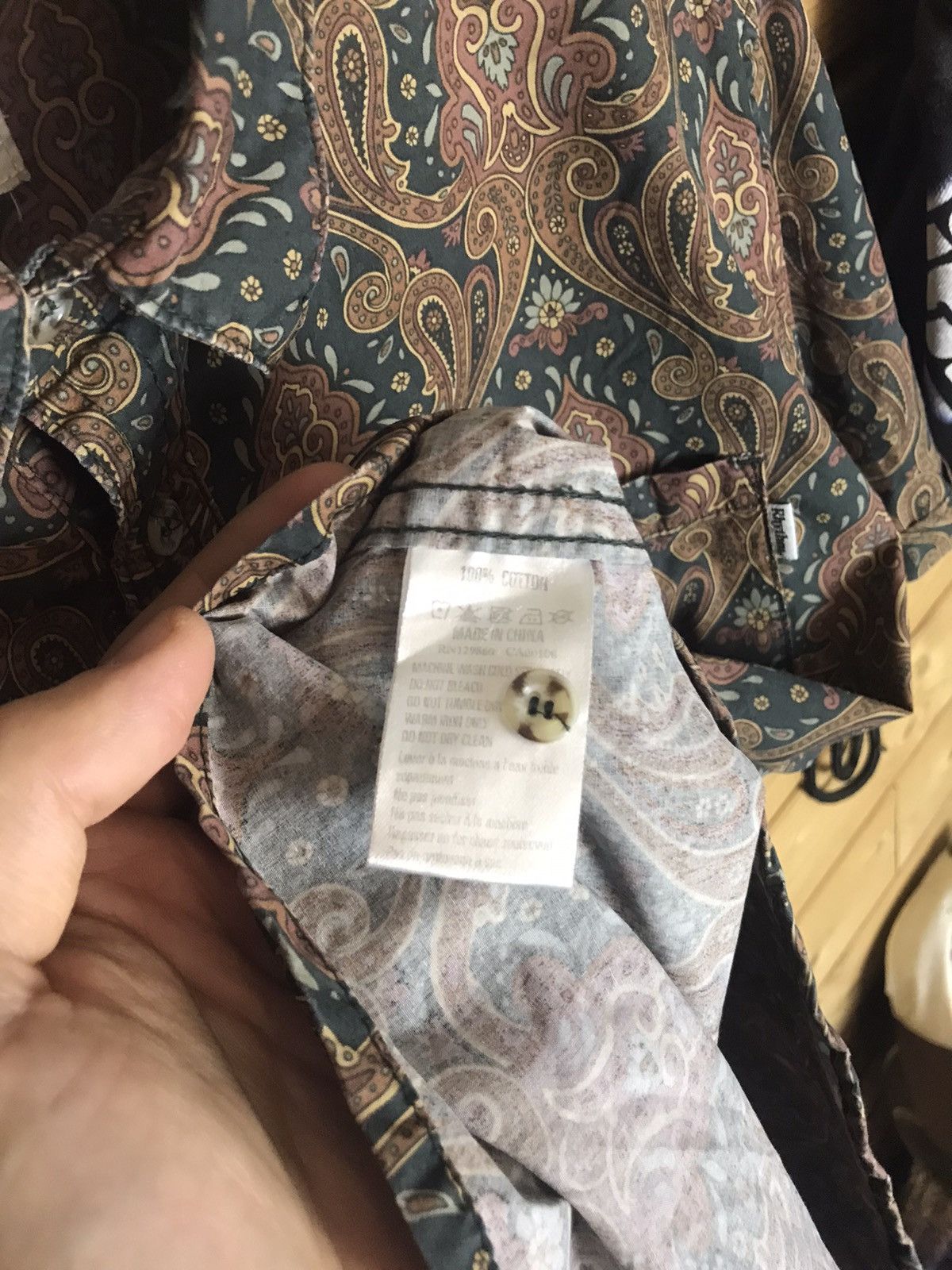 Rhythm Rhythm paisley shirt Size US L / EU 52-54 / 3 - 7 Thumbnail