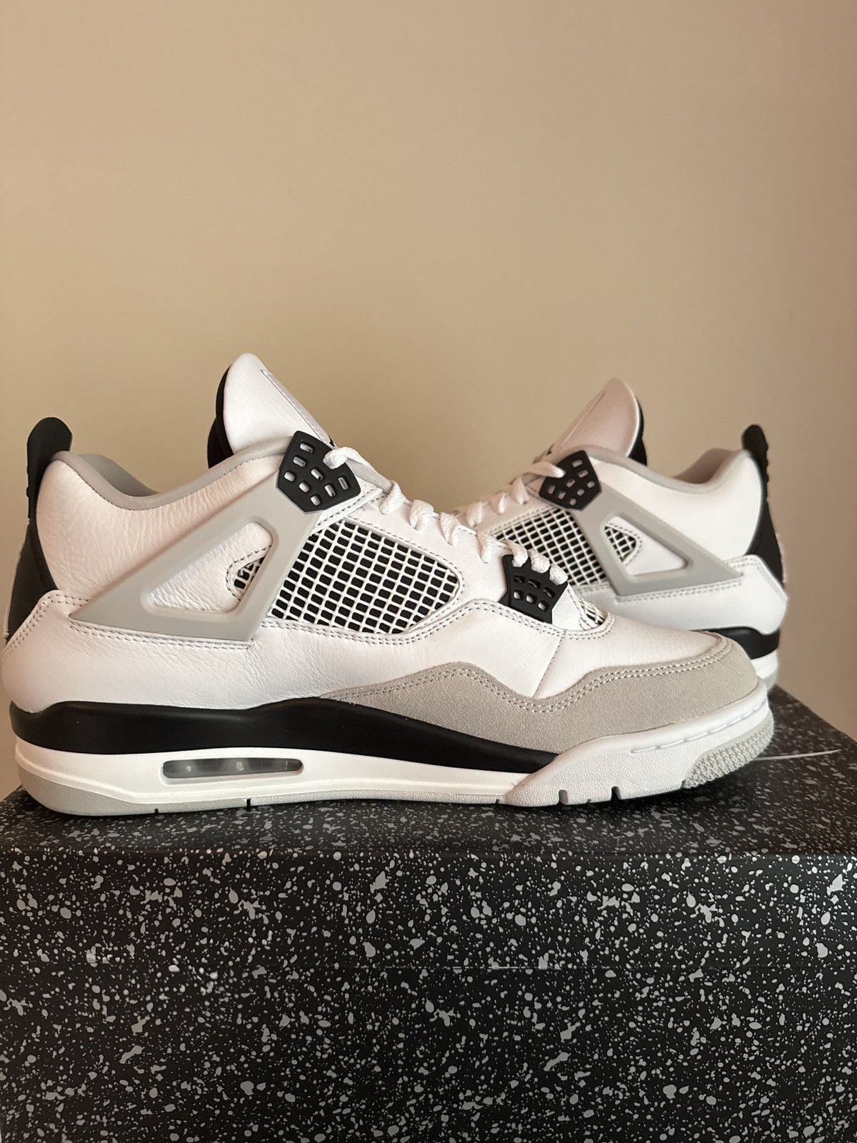 Jordan Brand Jordan 4 “Military Black” ⚪️⚫️ Size US 12 / EU 45 - 2 Thumbnail