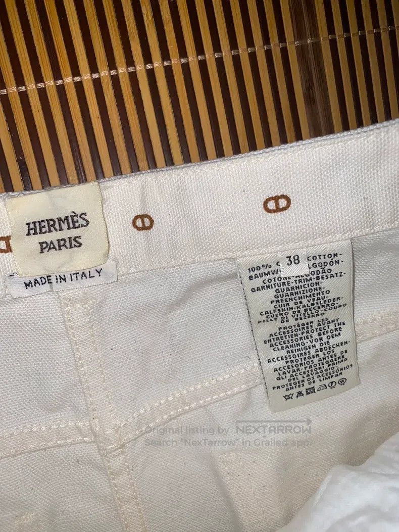 Hermes Hermes All-Over Print Pig Nose LOGO Jeans Size 25" / US 0 / IT 36 - 3 Thumbnail