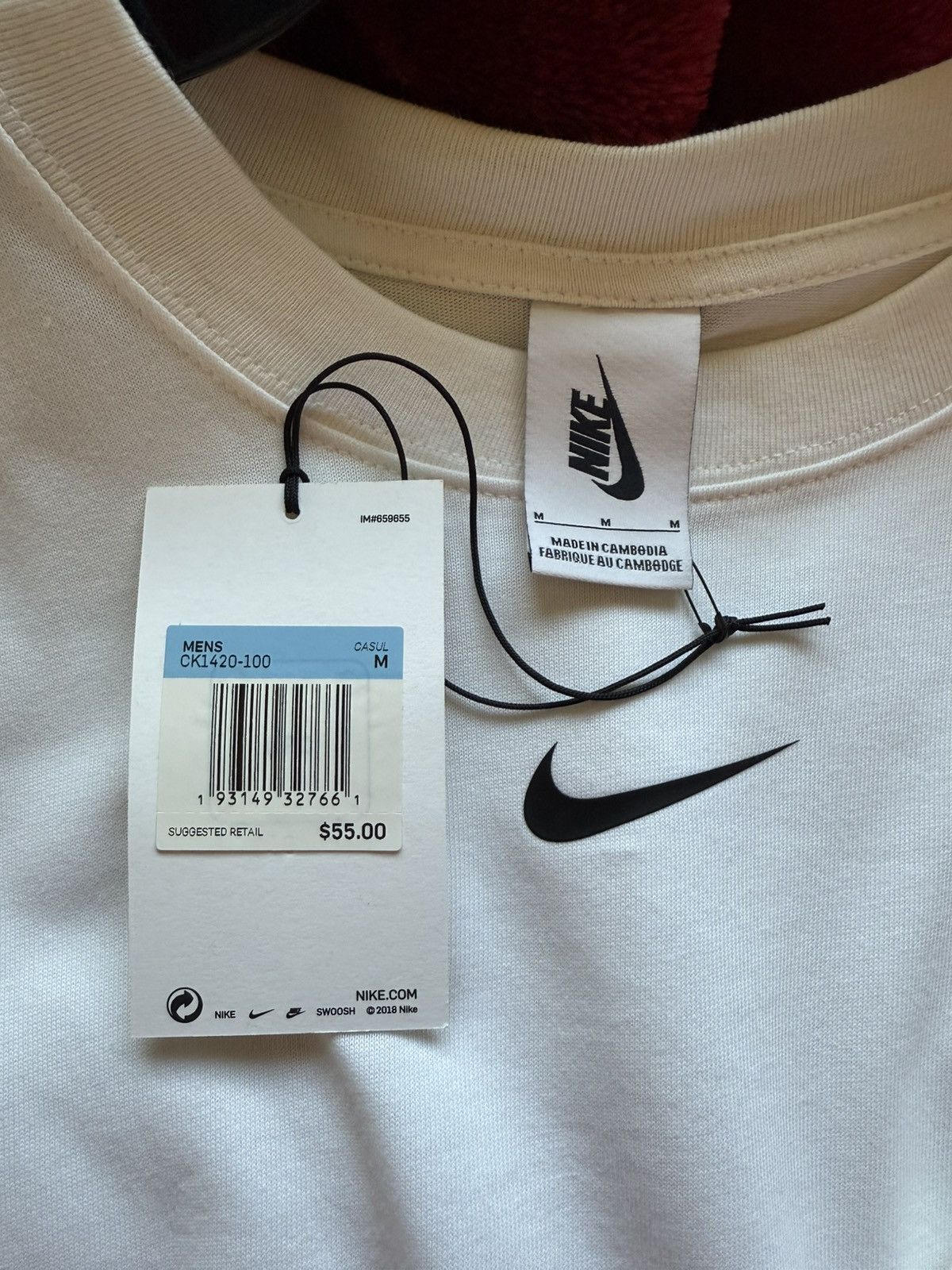 Fear of God × Nike Nike Fear of God shirt 2020 size Medium Size US M / EU 48-50 / 2 - 3 Thumbnail
