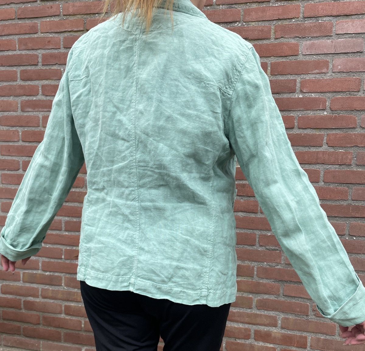 OSKA × Vintage Oska blazer 100% linen y2k avantgarde merch opium rap Size L / US 10 / IT 46 - 5 Thumbnail