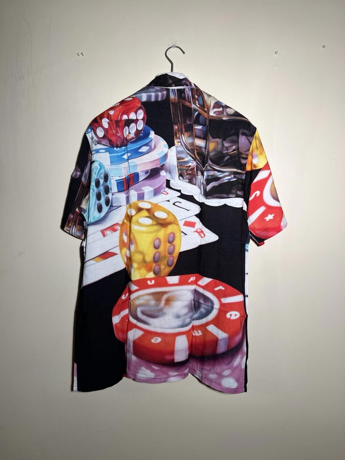 Supreme FW18 SUPREME CASINO RAYON SHIRT SHORT SLEEVE DICE BLACK L Size US L / EU 52-54 / 3 - 4 Thumbnail